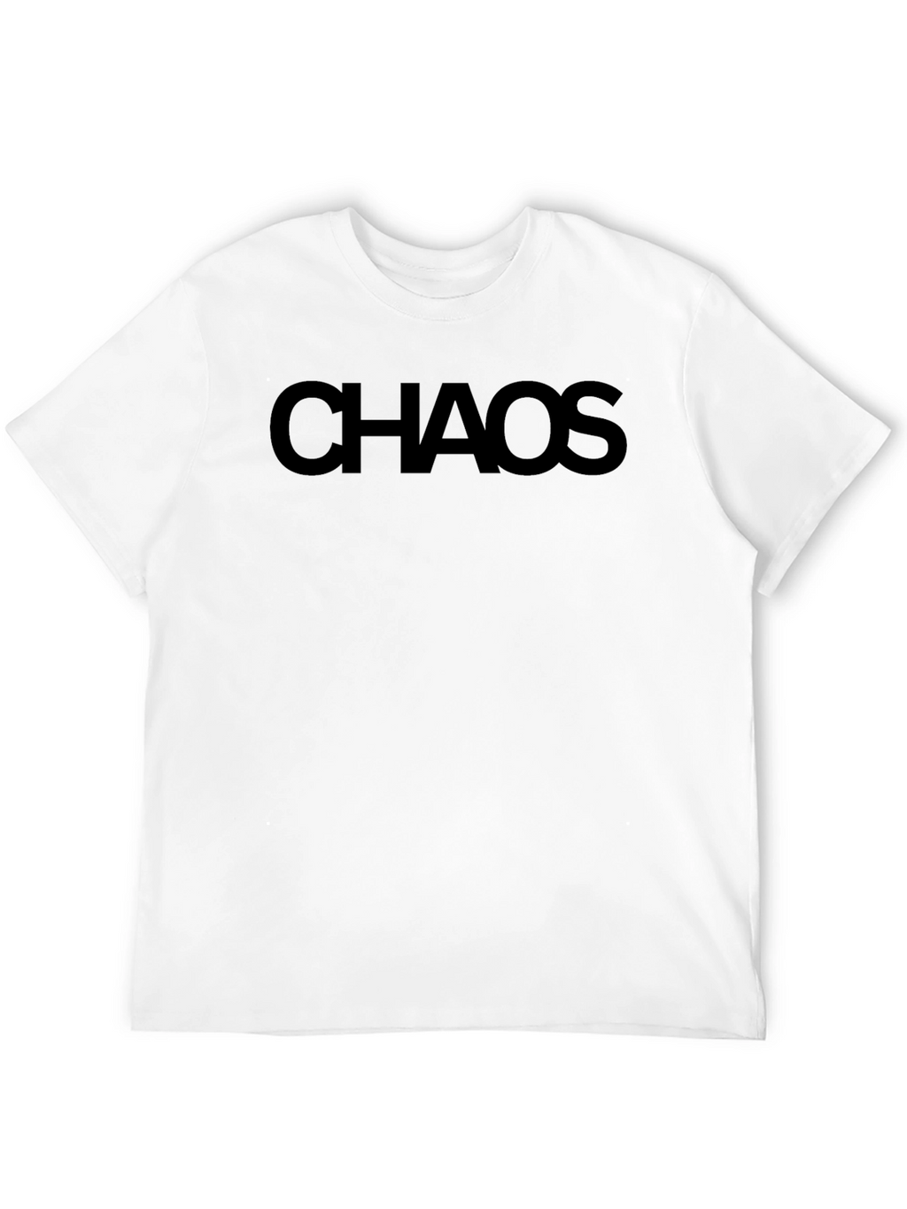 Chaos Black T-Shirt - Bold Graphic Tee