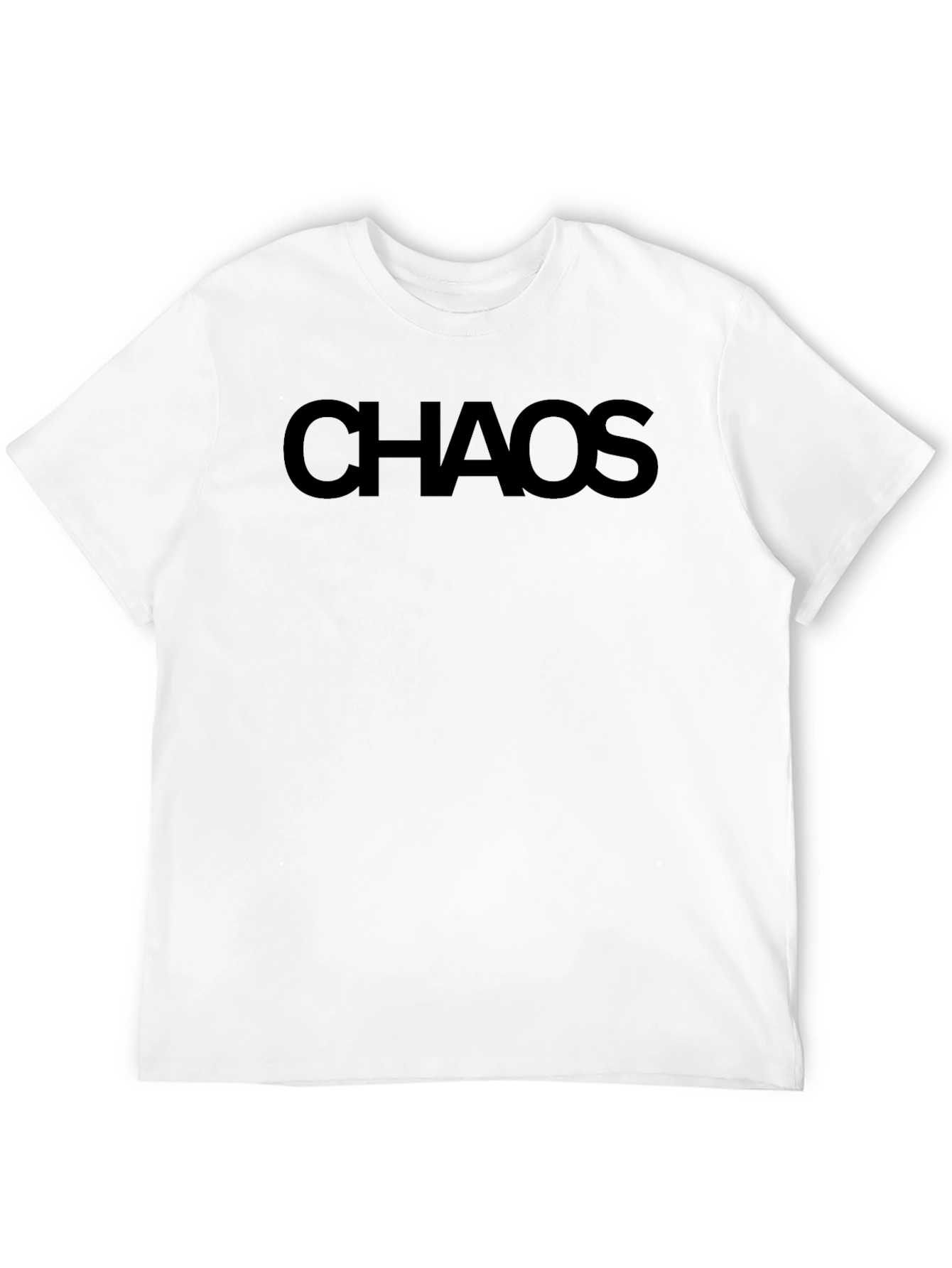 Chaos Black T-Shirt - Bold Graphic Tee