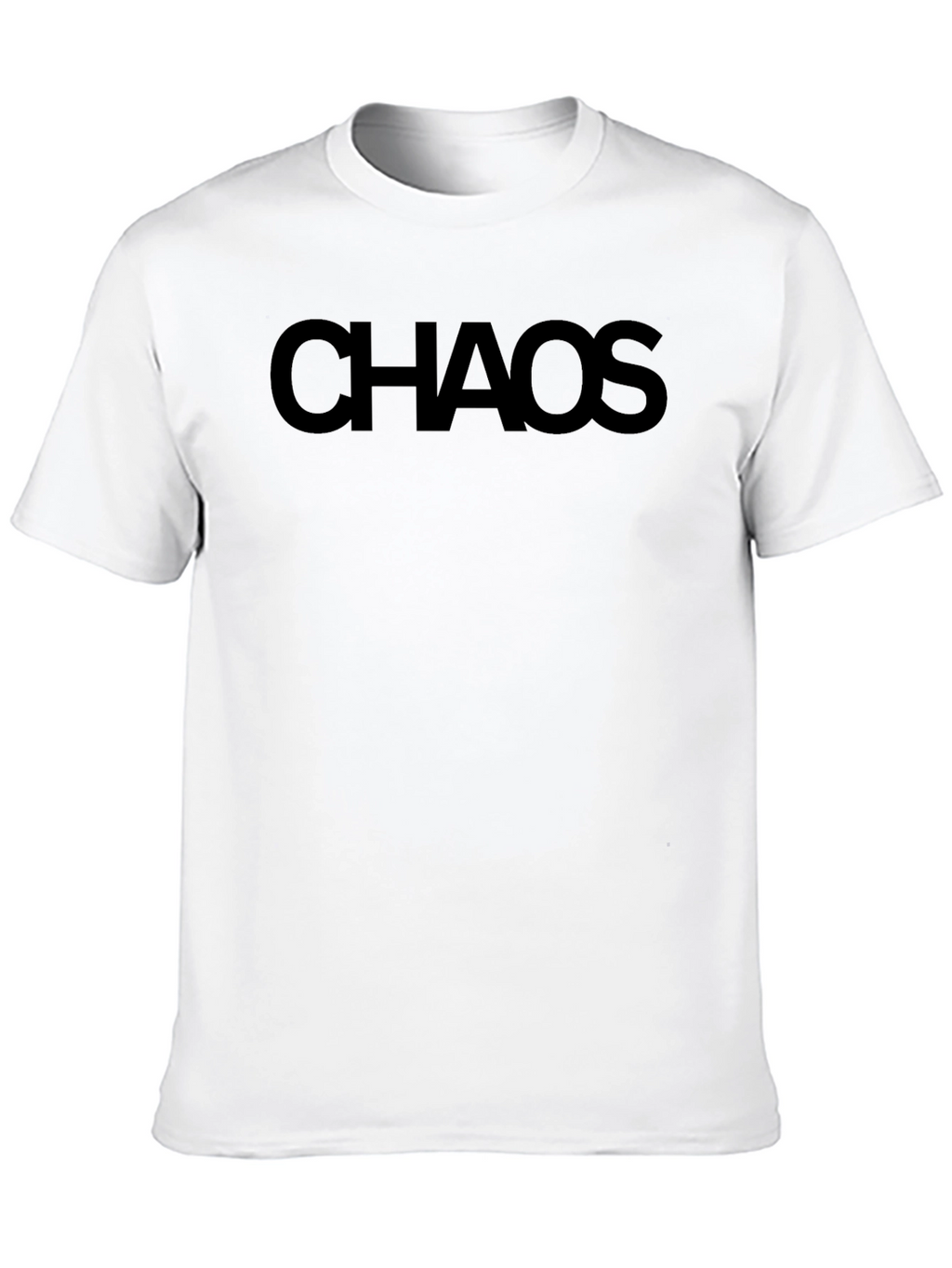 Chaos Black T-Shirt - Bold Graphic Tee