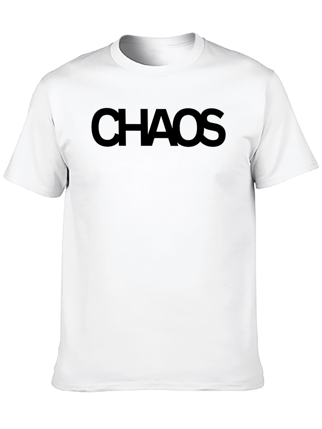 Chaos Black T-Shirt - Bold Graphic Tee