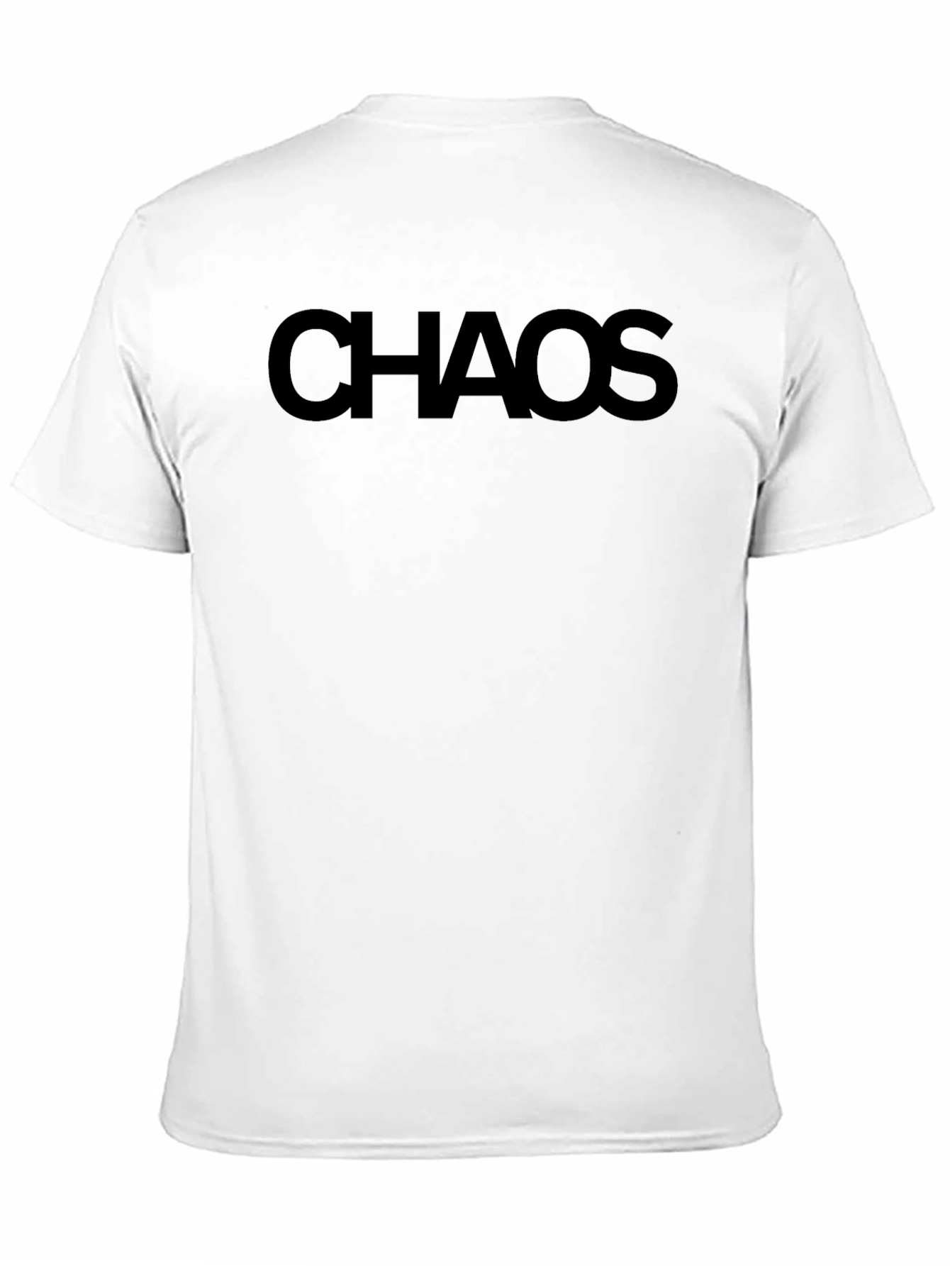 Chaos Black T-Shirt - Bold Graphic Tee