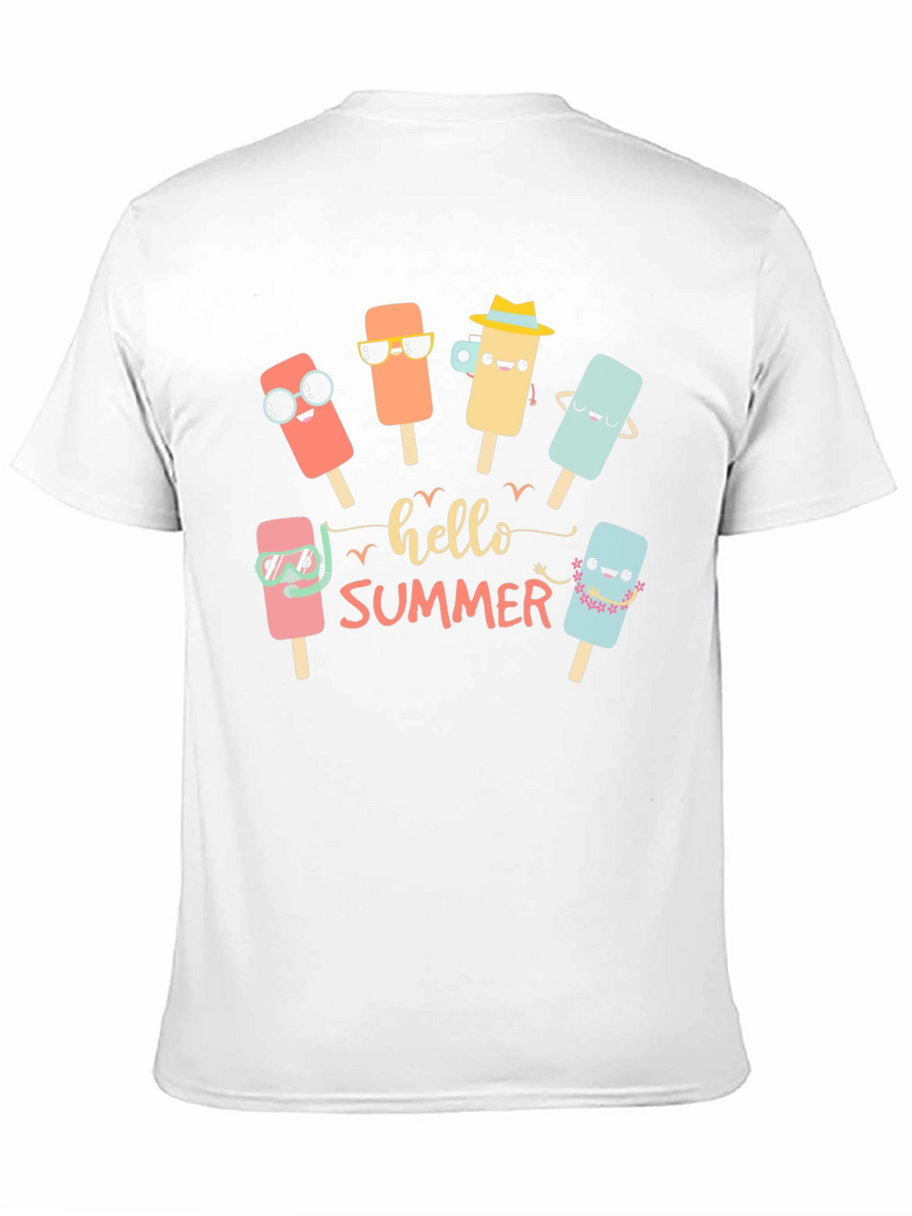 Hello Summer Popsicle T-Shirt - Black