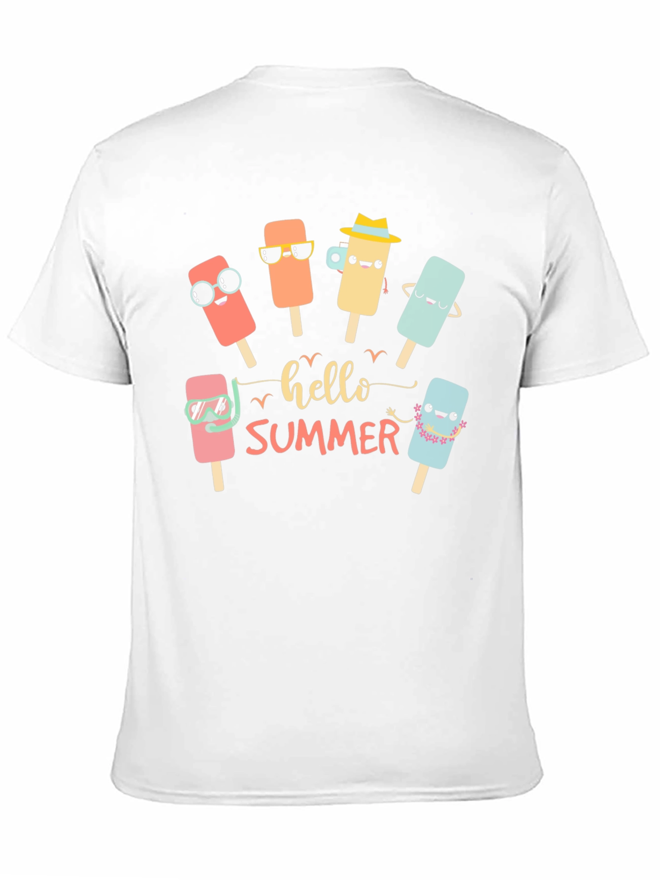 Hello Summer Popsicle T-Shirt - Black