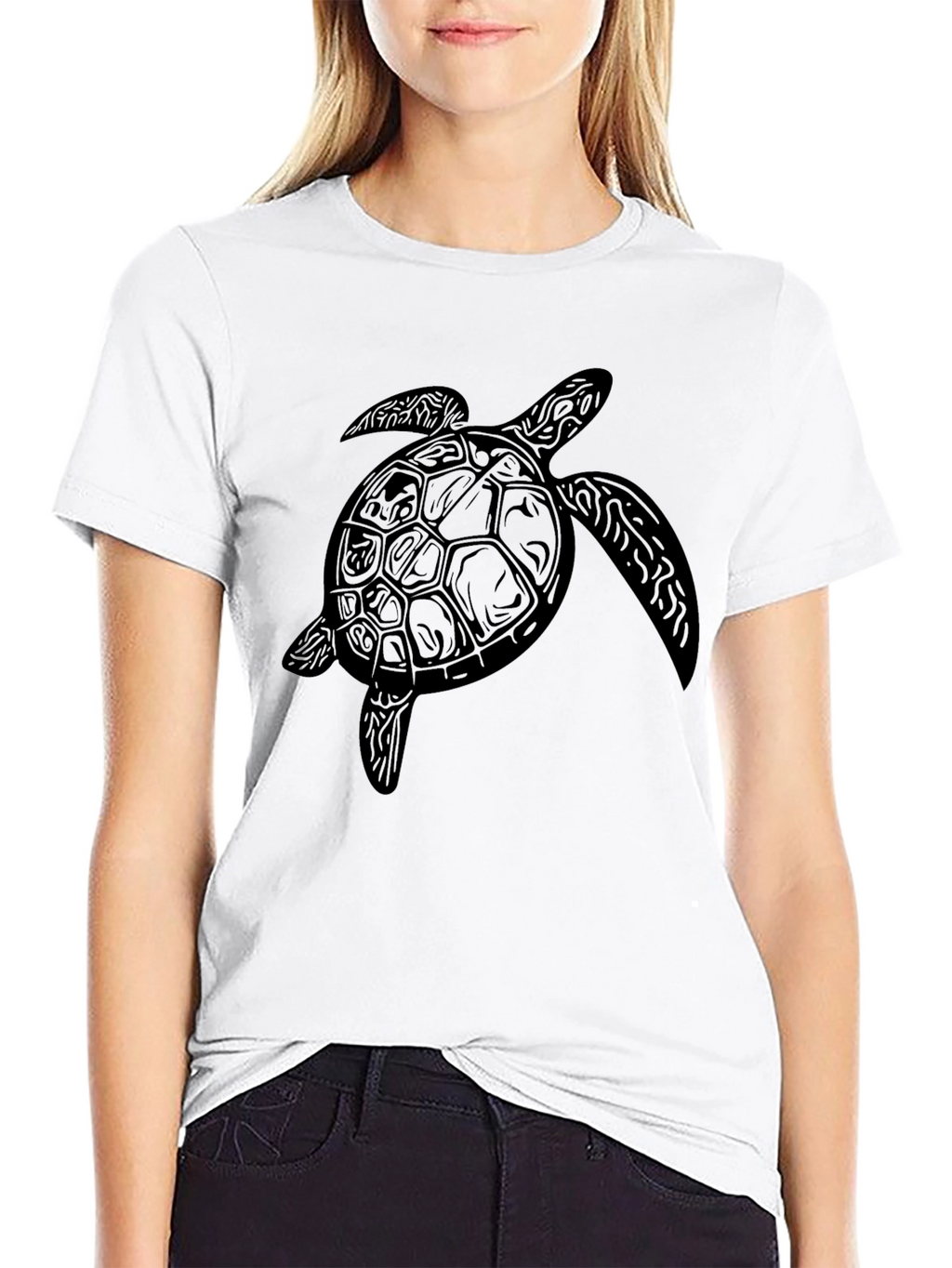 Black Turtle Graphic Tee