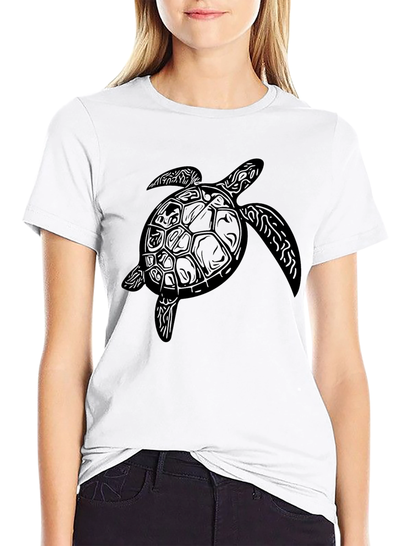 Black Turtle Graphic Tee