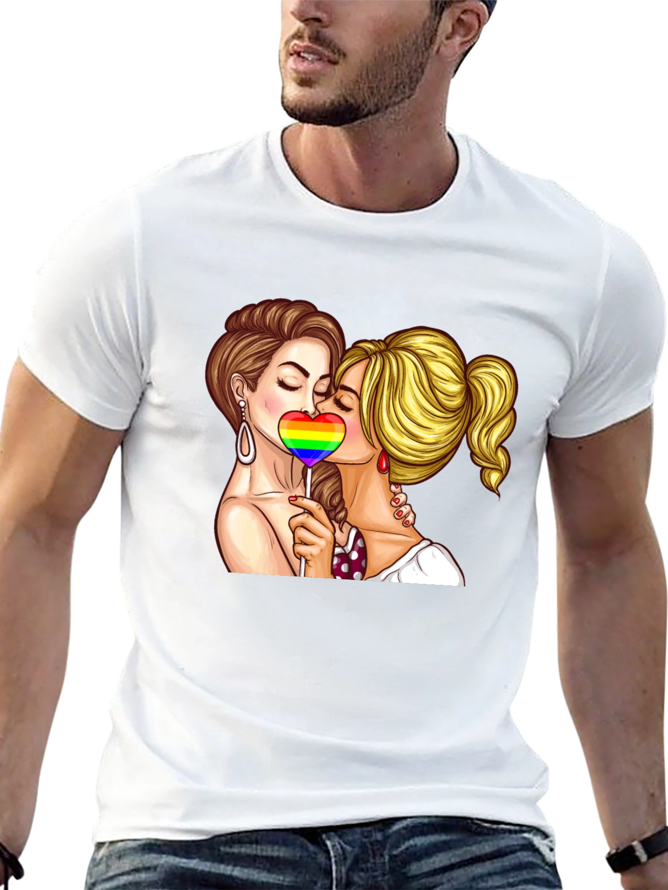 LGBT Pride Kissing T-Shirt