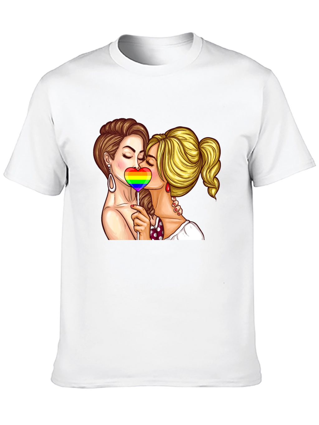 LGBT Pride Kissing T-Shirt