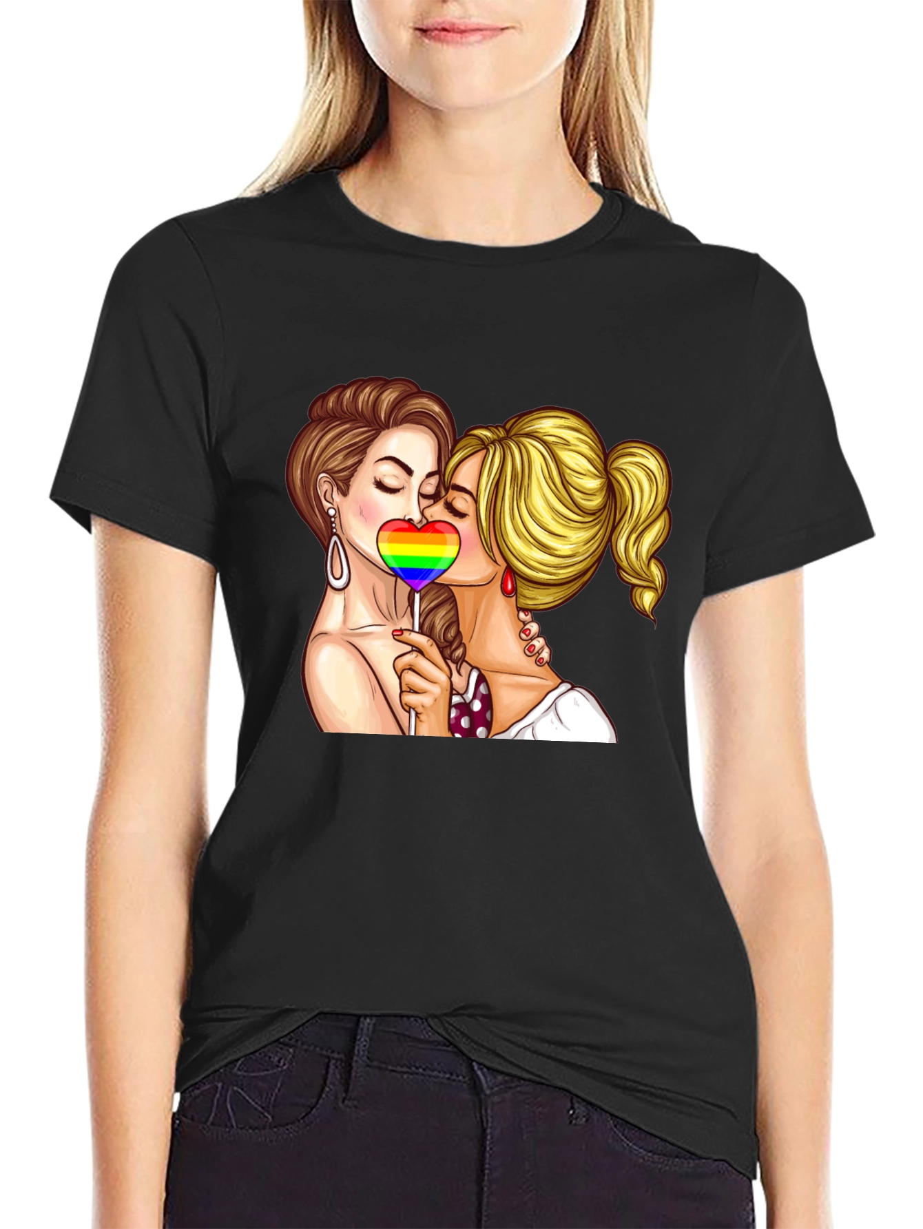 LGBT Pride Kissing T-Shirt