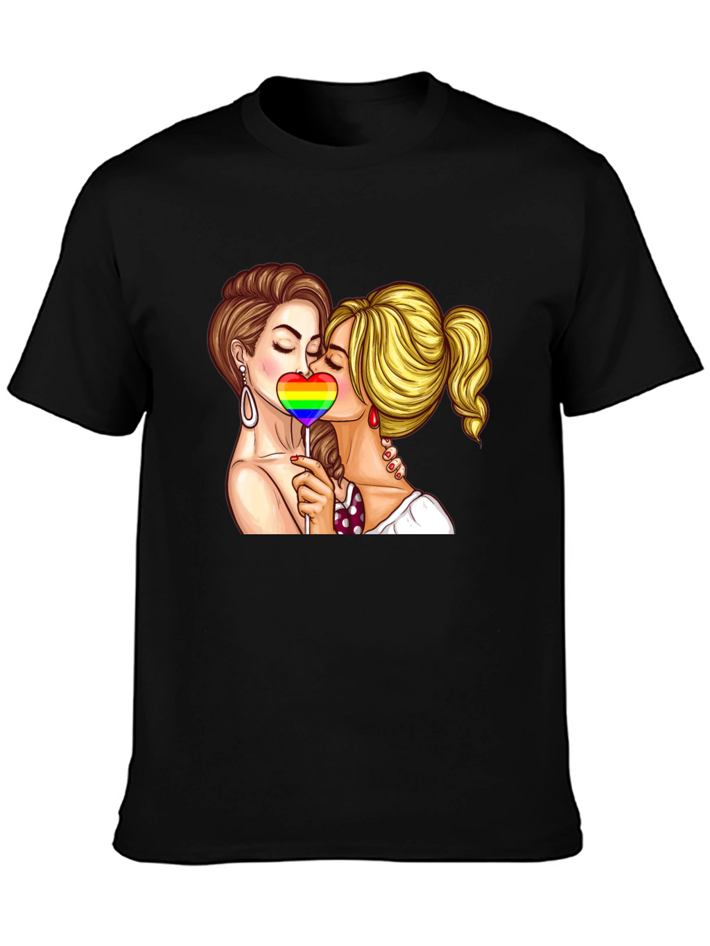 LGBT Pride Kissing T-Shirt