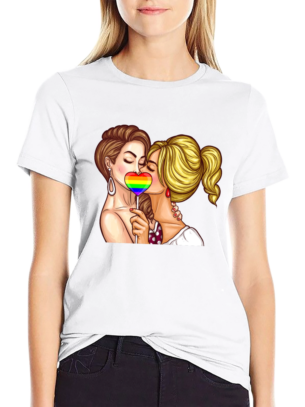 LGBT Pride Kissing T-Shirt