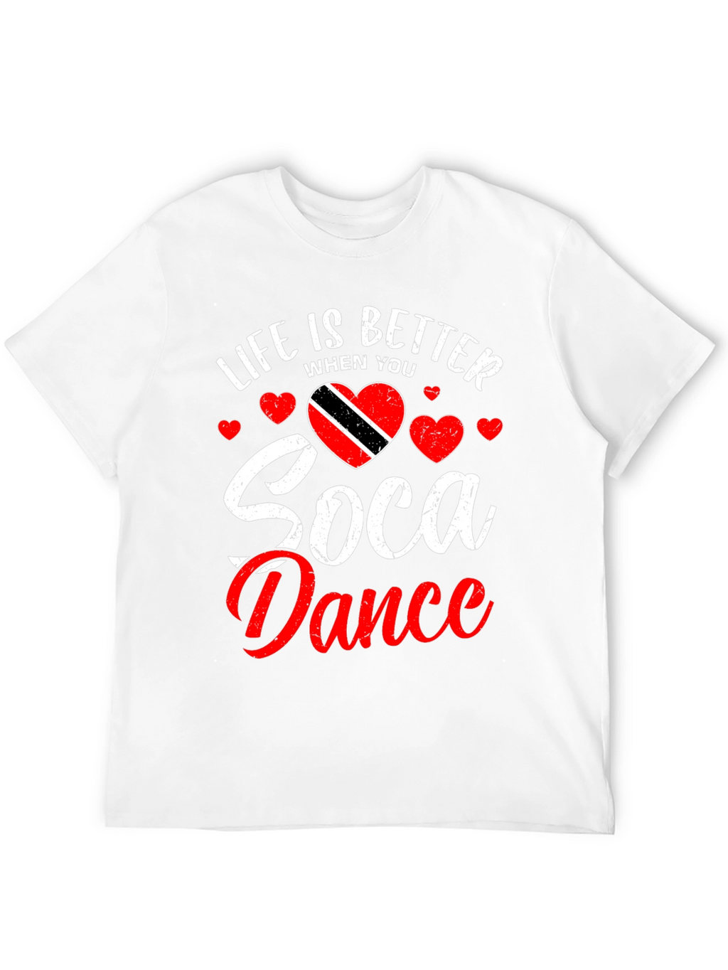 Life is Better Soca Dance Black T-Shirt