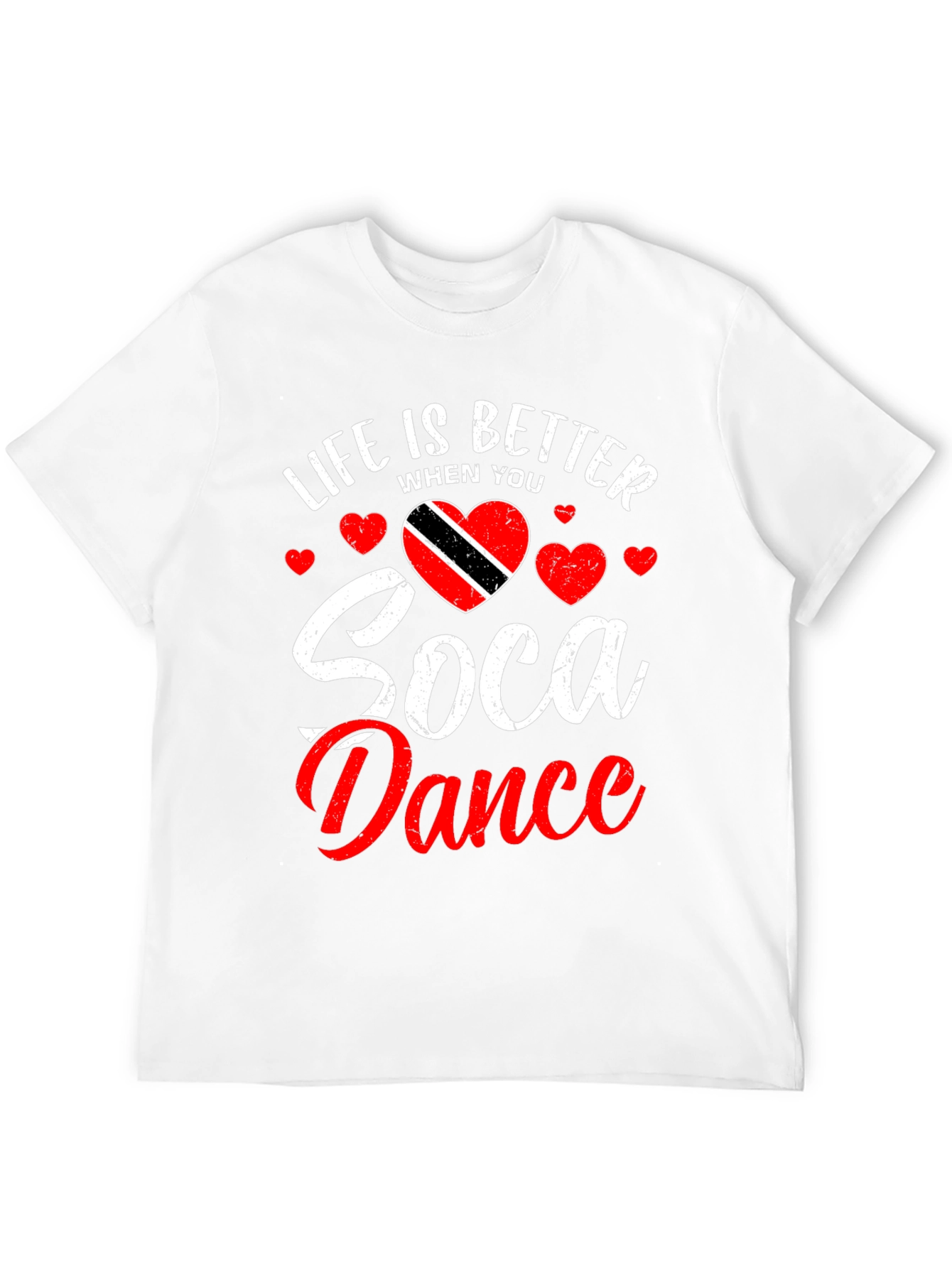 Life is Better Soca Dance Black T-Shirt