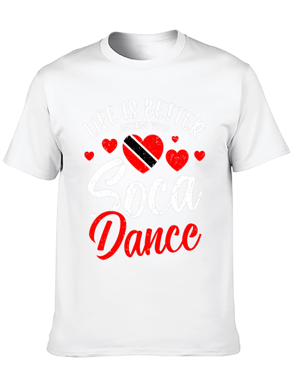 Life is Better Soca Dance Black T-Shirt