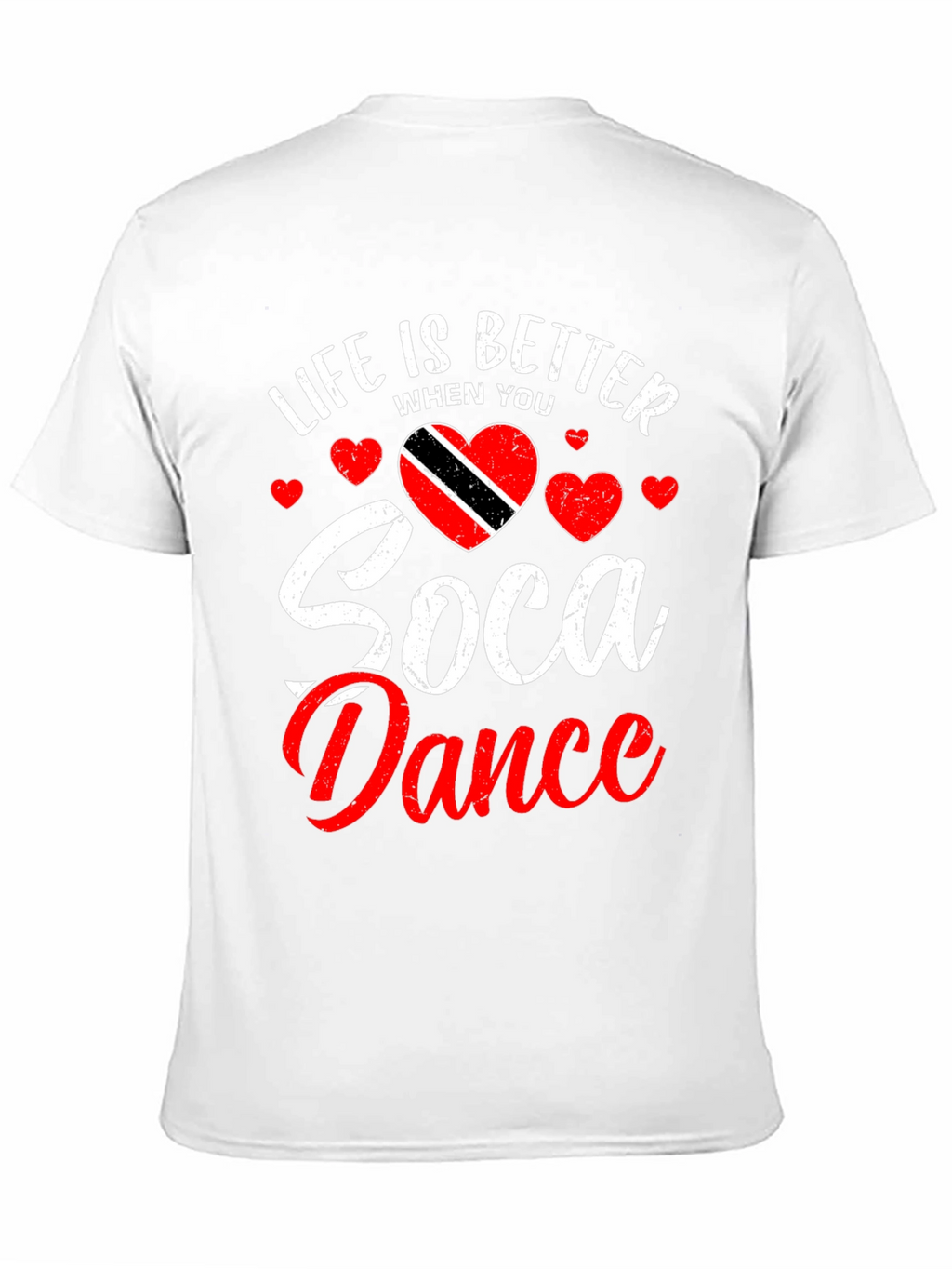 Life is Better Soca Dance Black T-Shirt