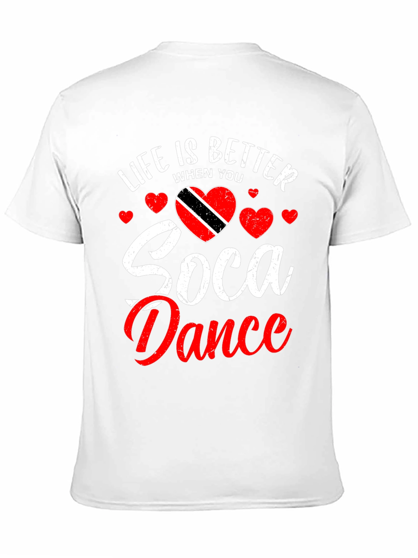 Life is Better Soca Dance Black T-Shirt
