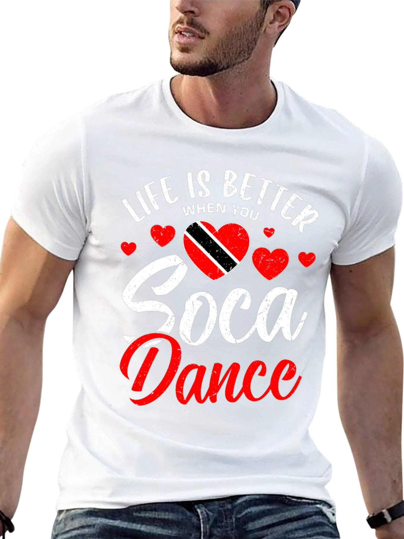 Life is Better Soca Dance Black T-Shirt