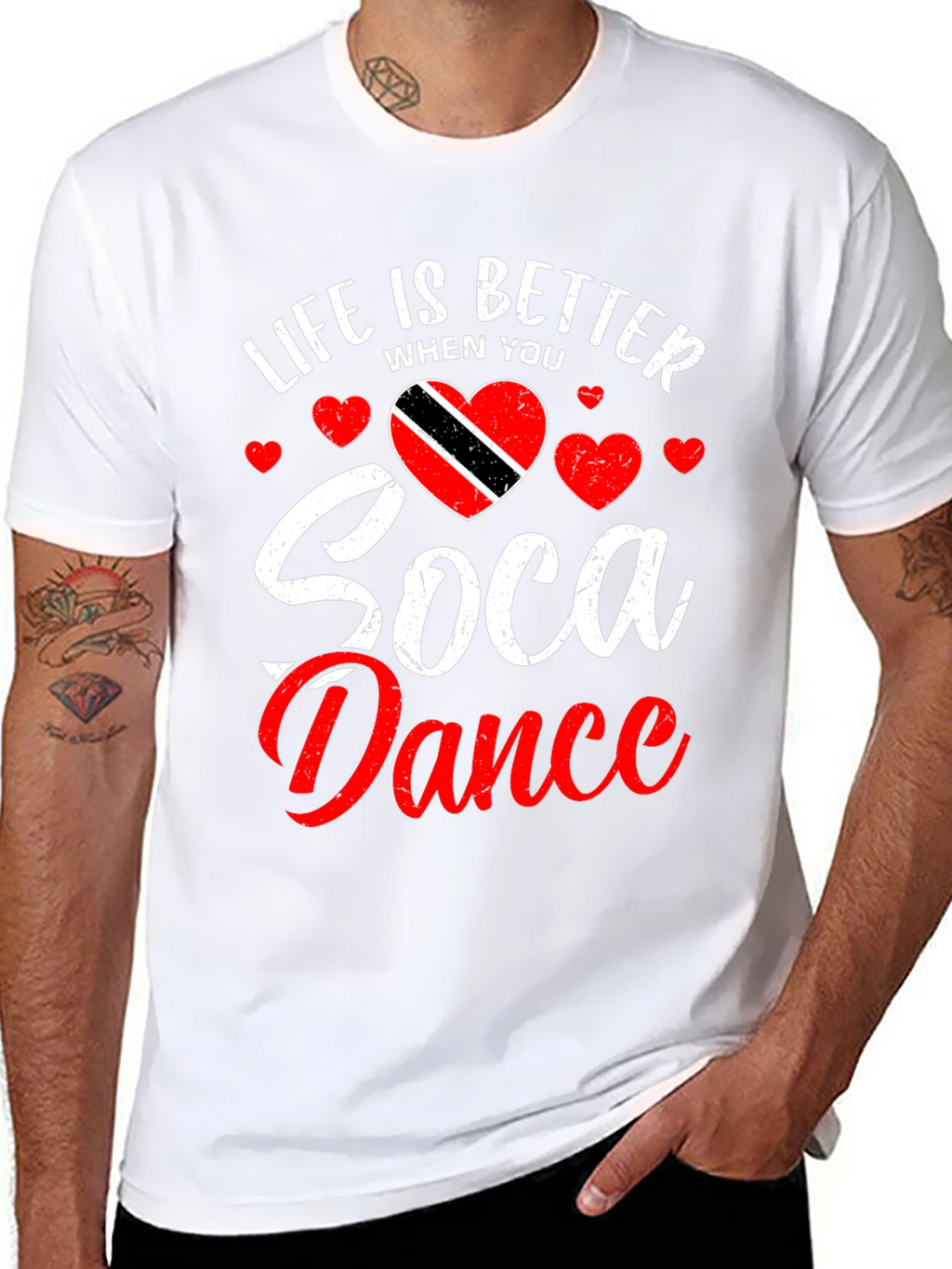 Life is Better Soca Dance Black T-Shirt