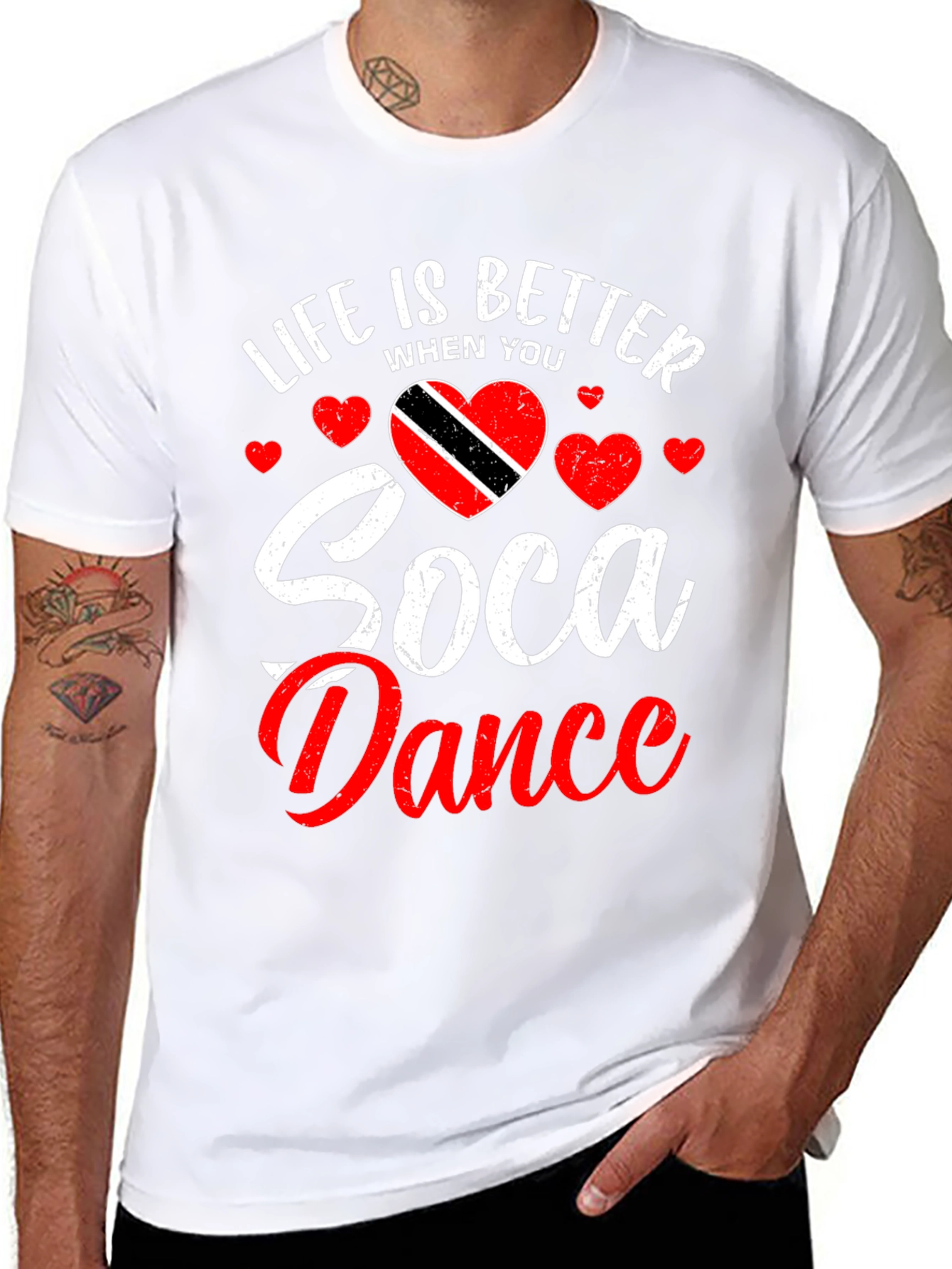 Life is Better Soca Dance Black T-Shirt