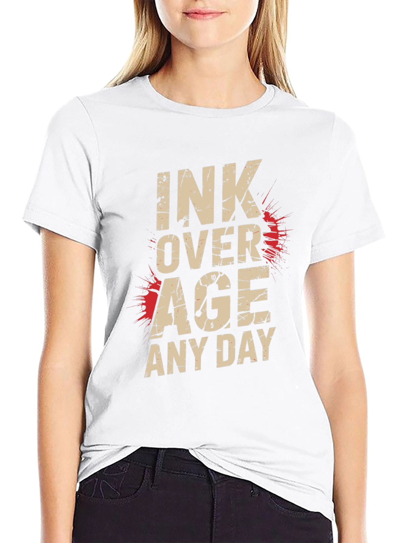 Ink Over Age Tee - Unique Graphic T-Shirt