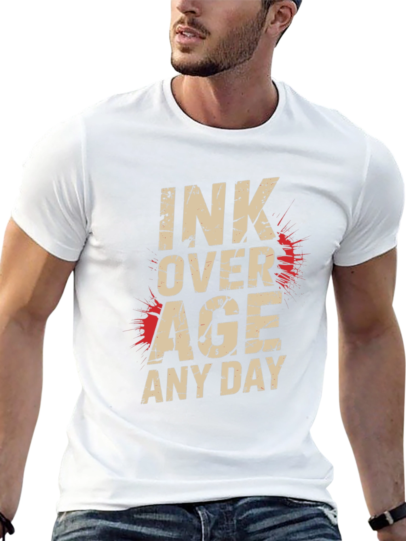 Ink Over Age Tee - Unique Graphic T-Shirt