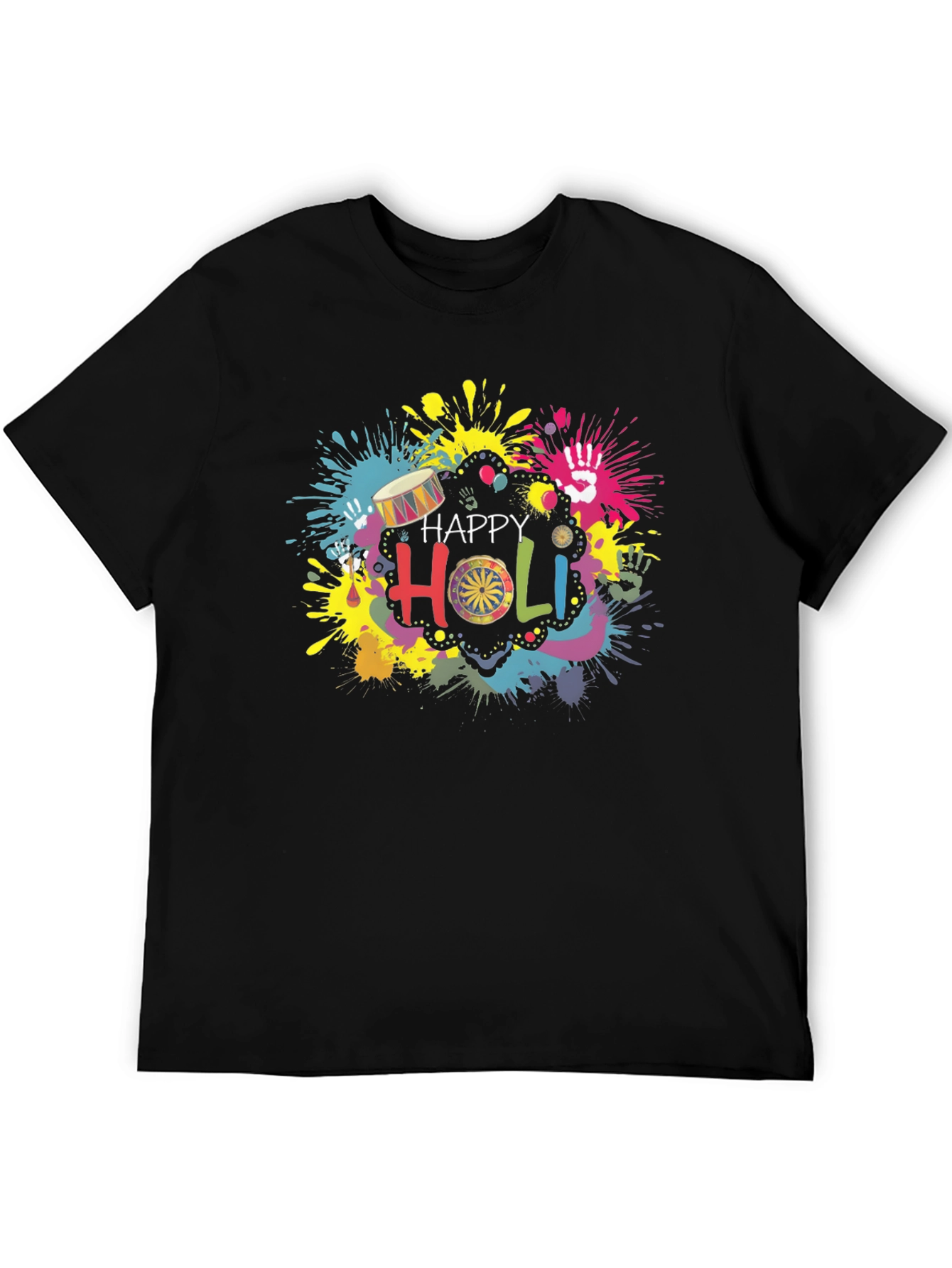 Happy Holi Colorful Graphic Tee