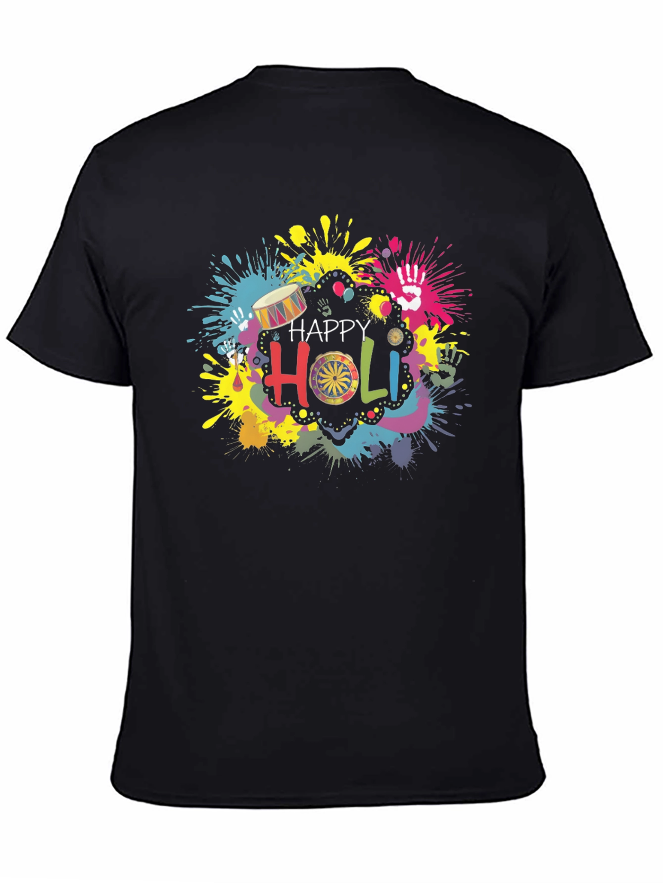 Happy Holi Colorful Graphic Tee