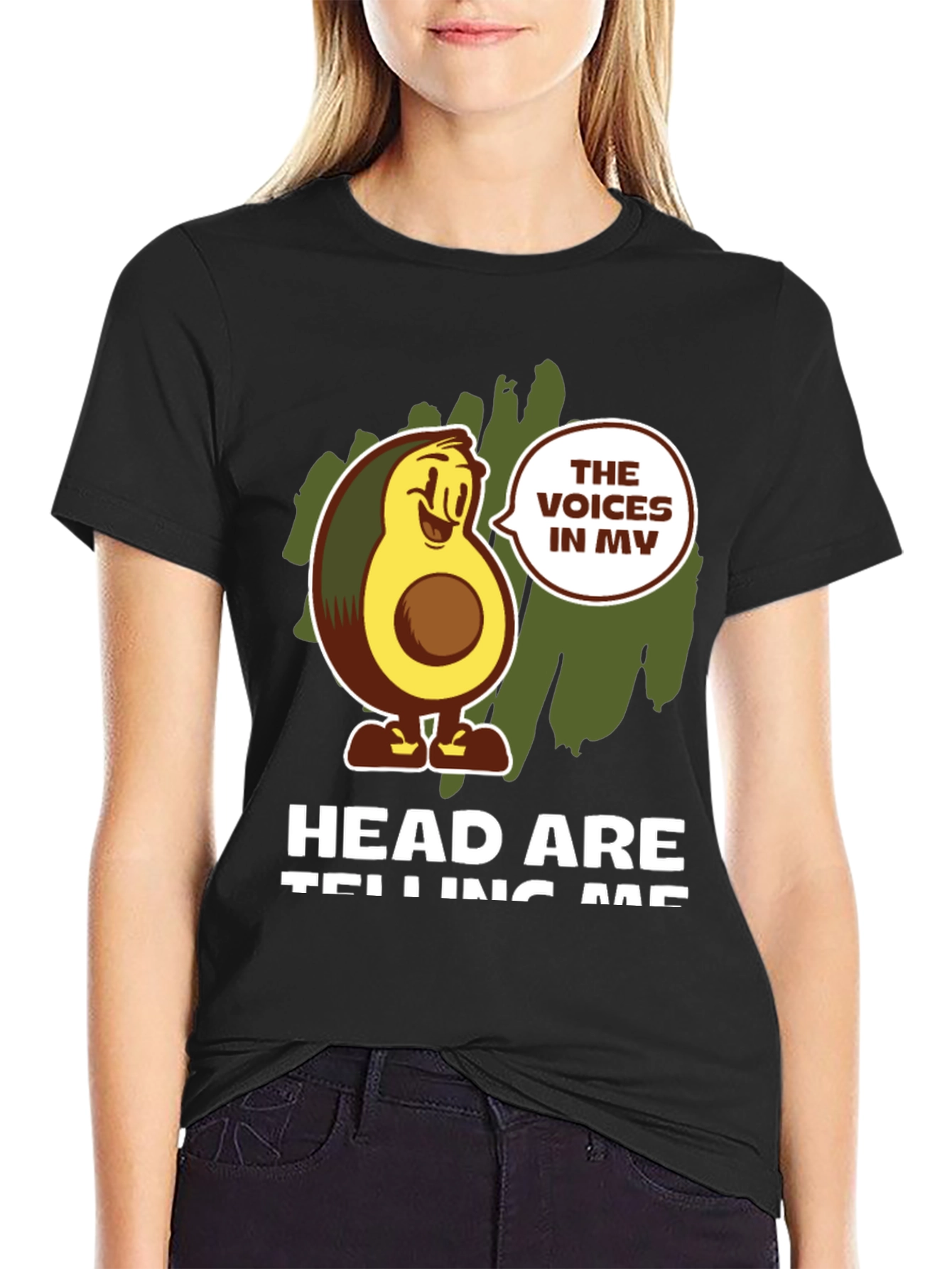 Avocado Voices Graphic T-Shirt