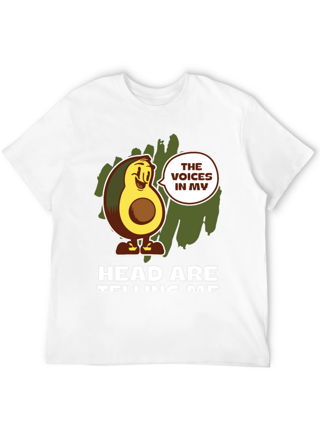 Avocado Voices Graphic T-Shirt