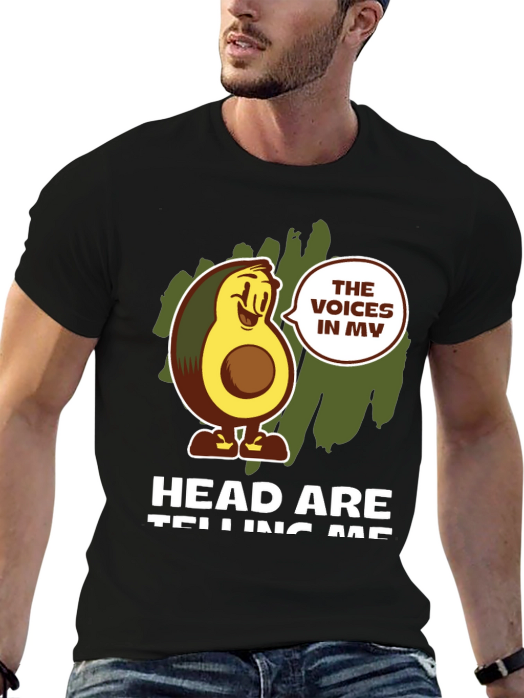 Avocado Voices Graphic T-Shirt