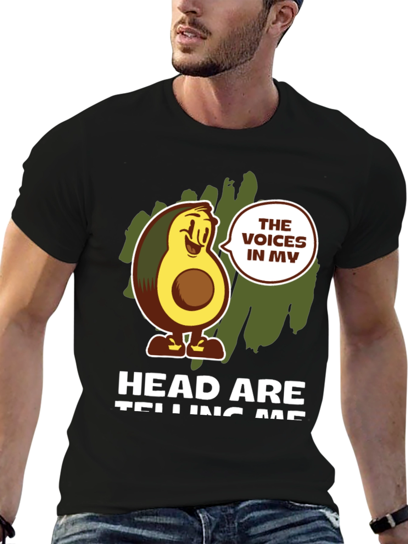 Avocado Voices Graphic T-Shirt