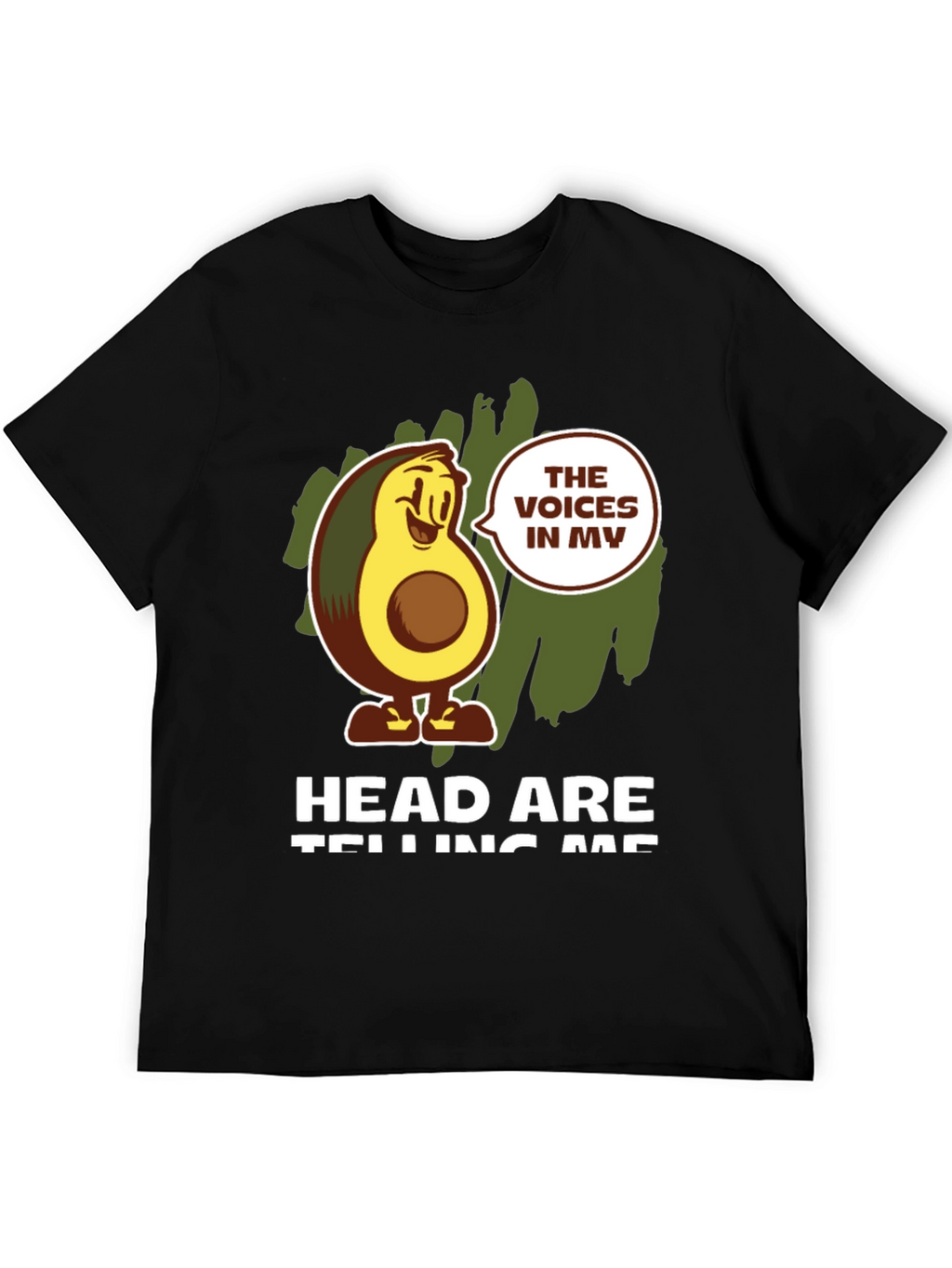Avocado Voices Graphic T-Shirt