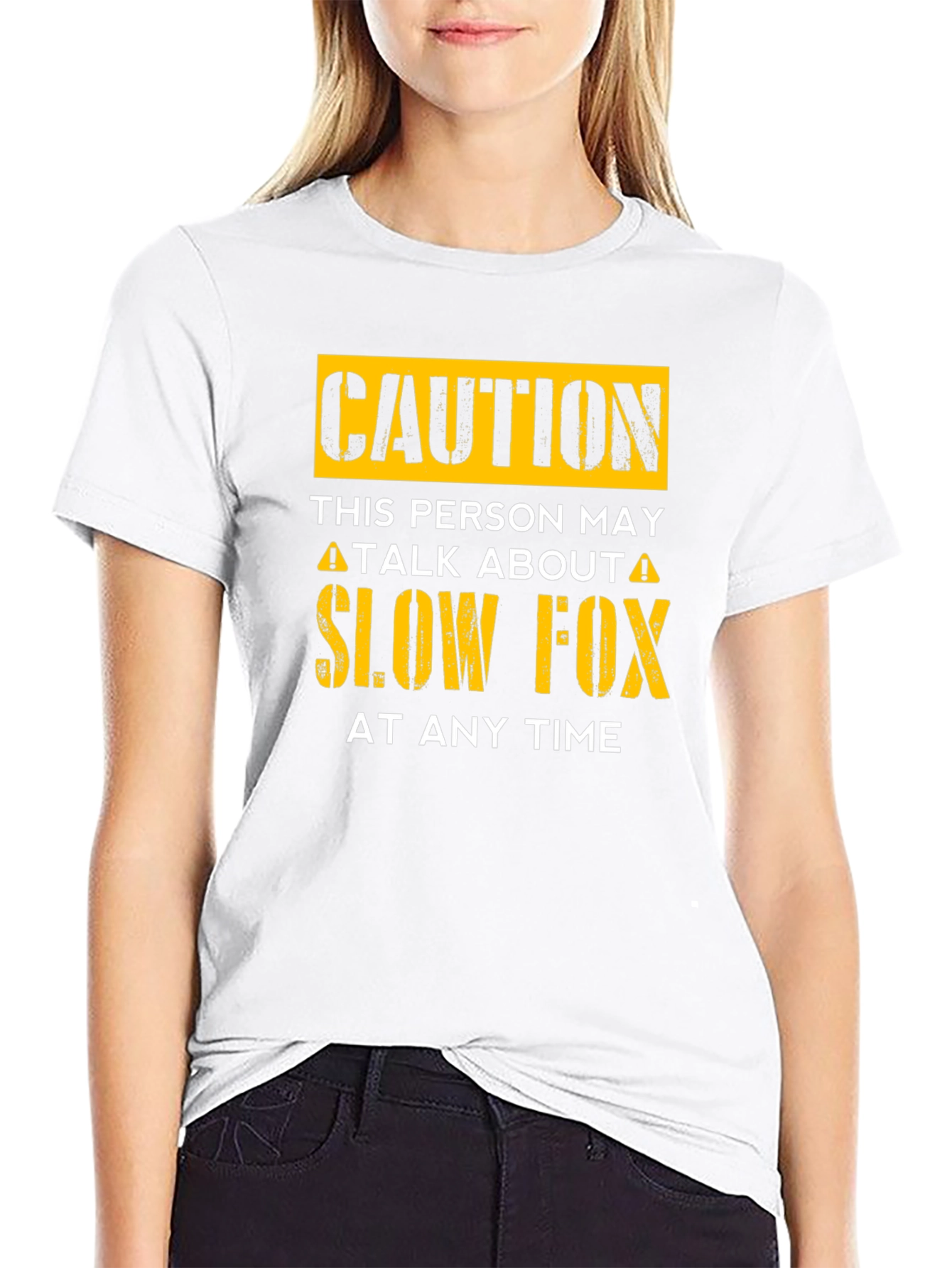 Caution Slow Fox T-Shirt