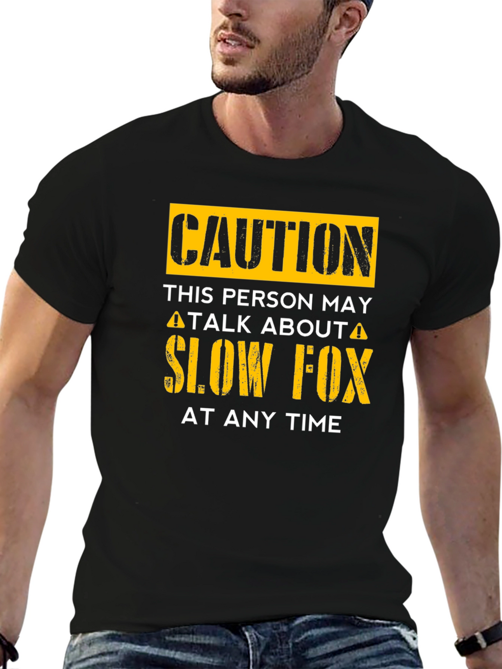 Caution Slow Fox T-Shirt