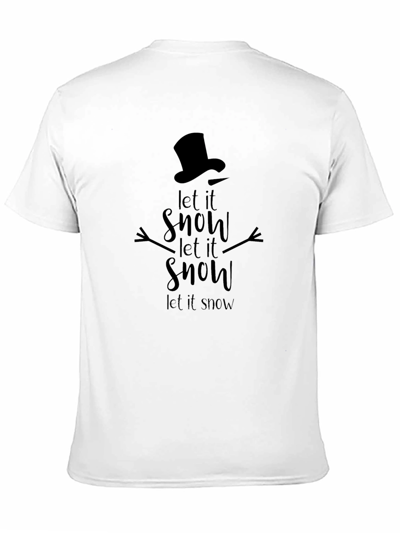 Let it Snow Graphic Tee - Holiday Themed Shirt