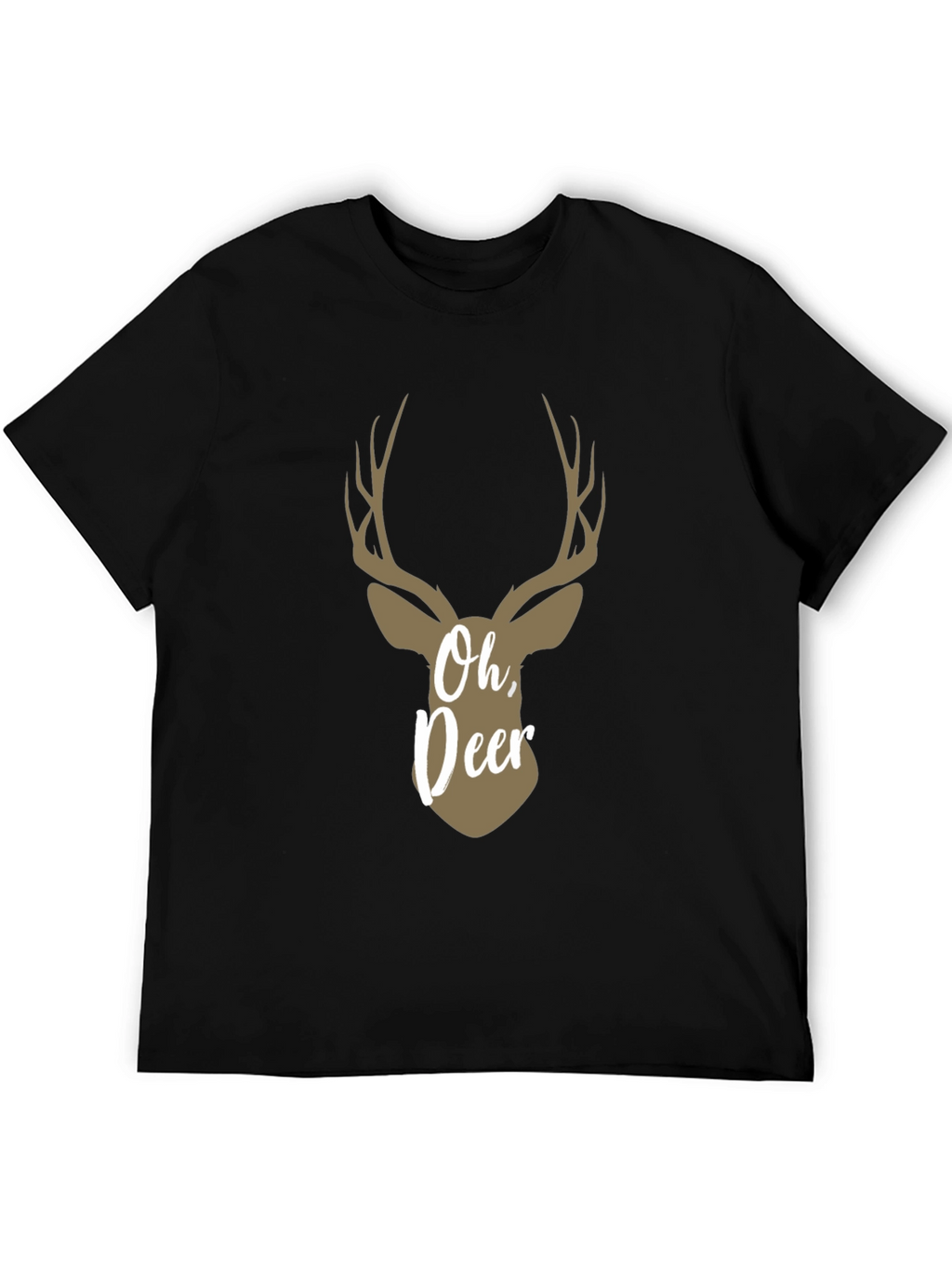 Oh Deer! Graphic Print Crew Neck T-Shirt