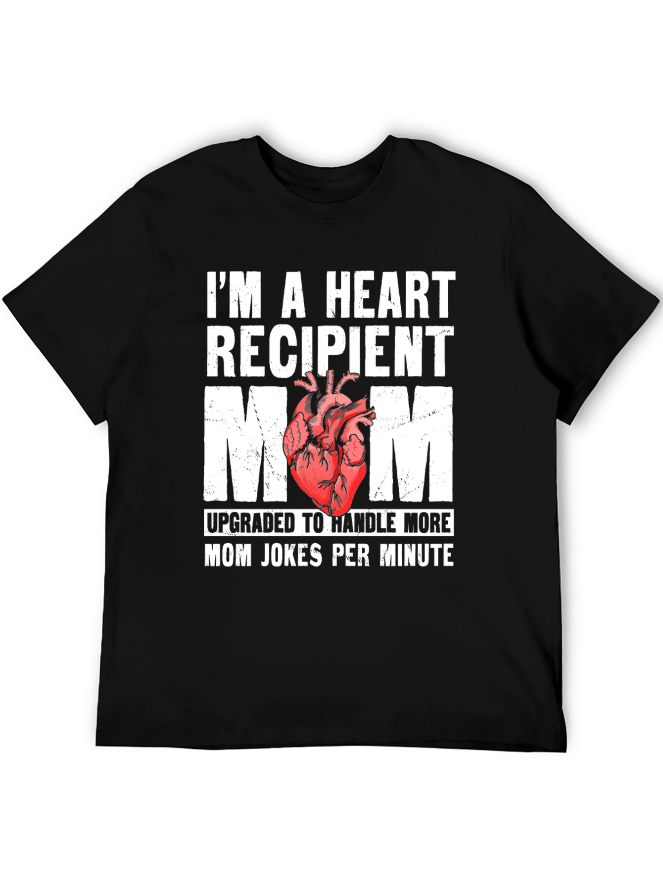 Heart Recipient Mom Graphic T-Shirt
