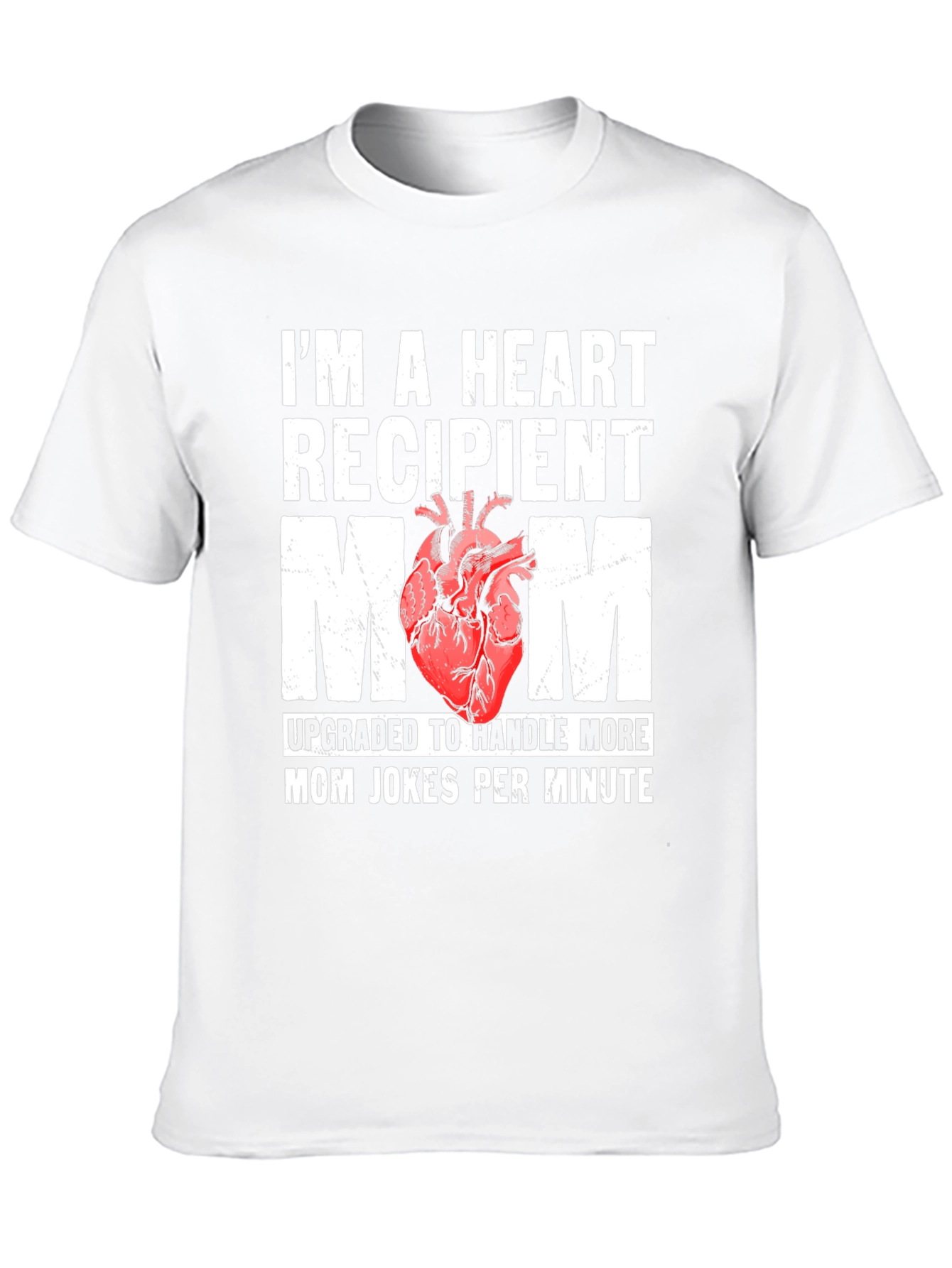 Heart Recipient Mom Graphic T-Shirt