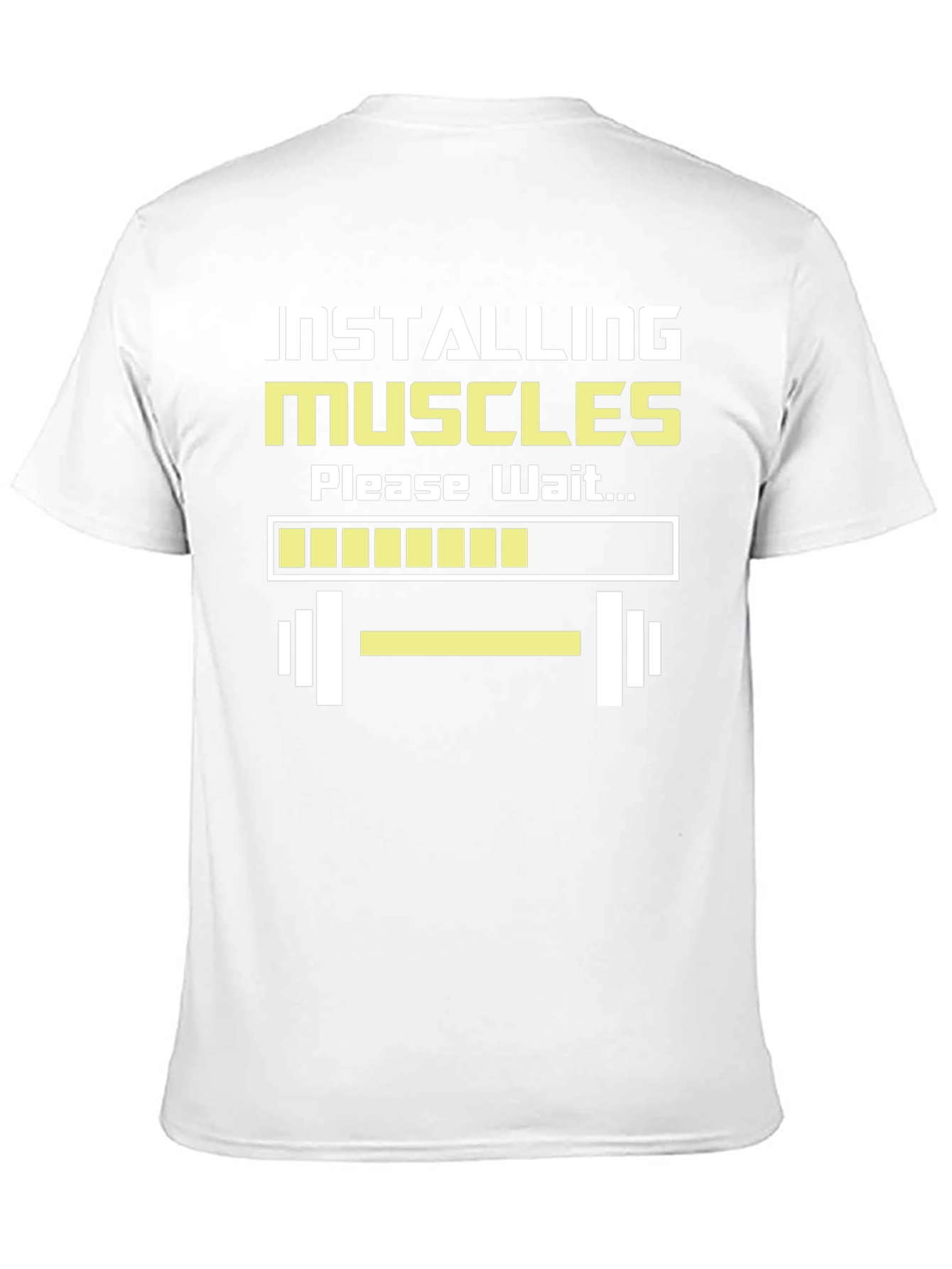 Installing Muscles Funny Workout T-Shirt