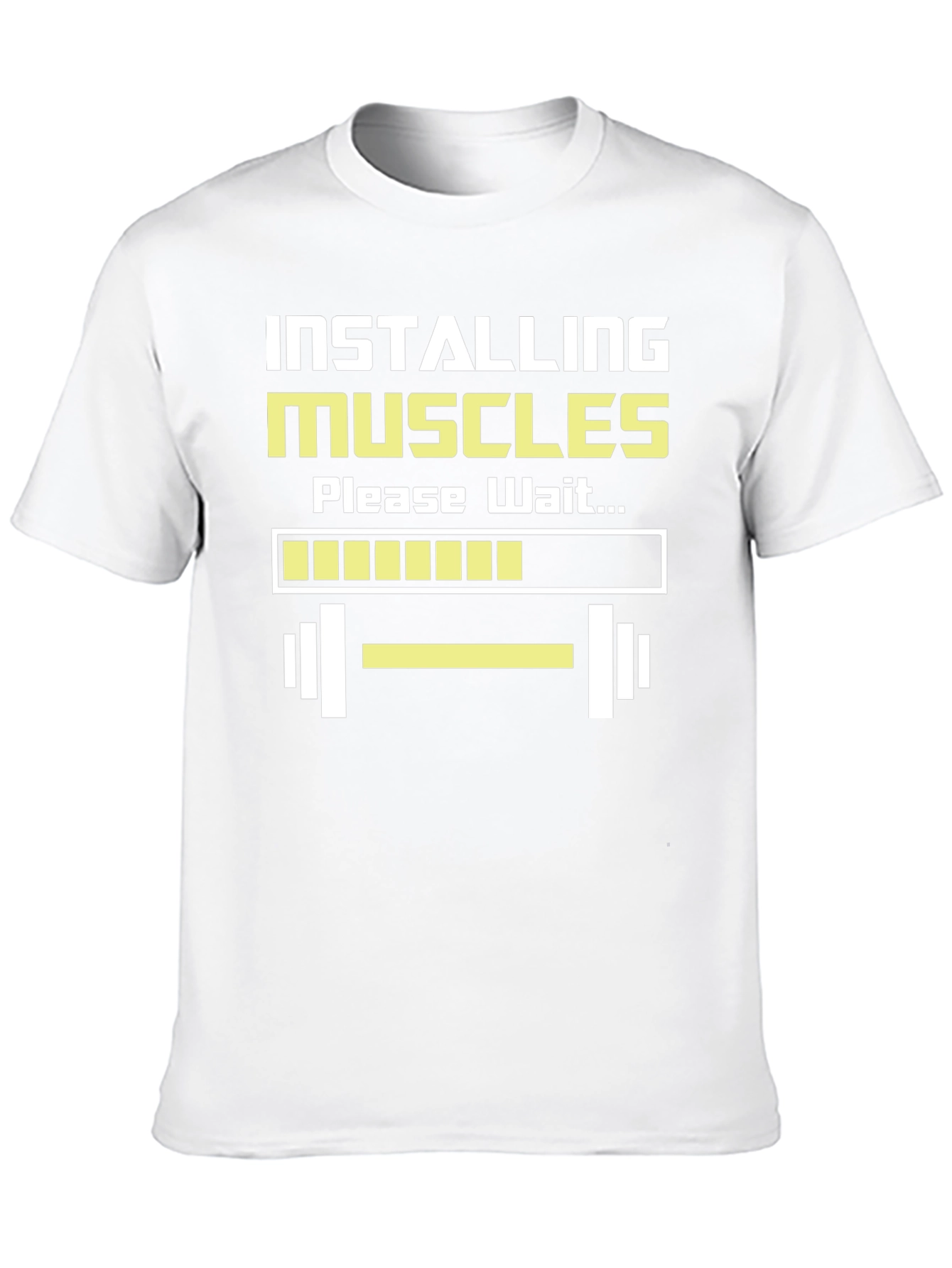 Installing Muscles Funny Workout T-Shirt