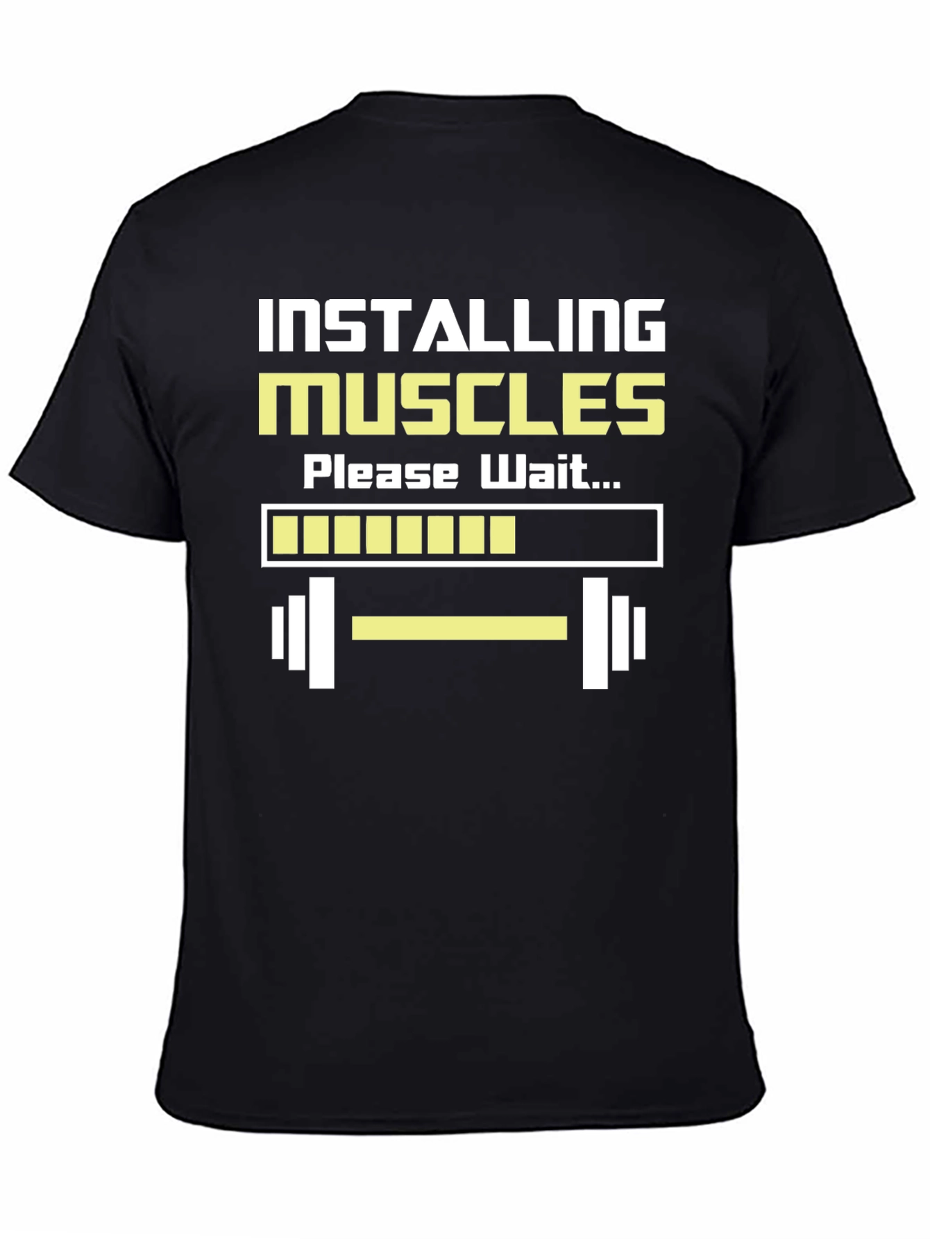 Installing Muscles Funny Workout T-Shirt