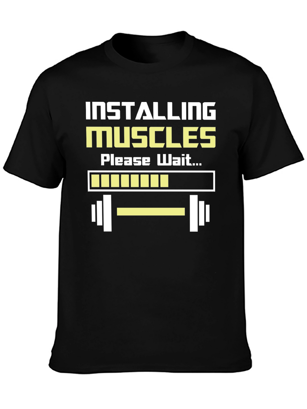 Installing Muscles Funny Workout T-Shirt