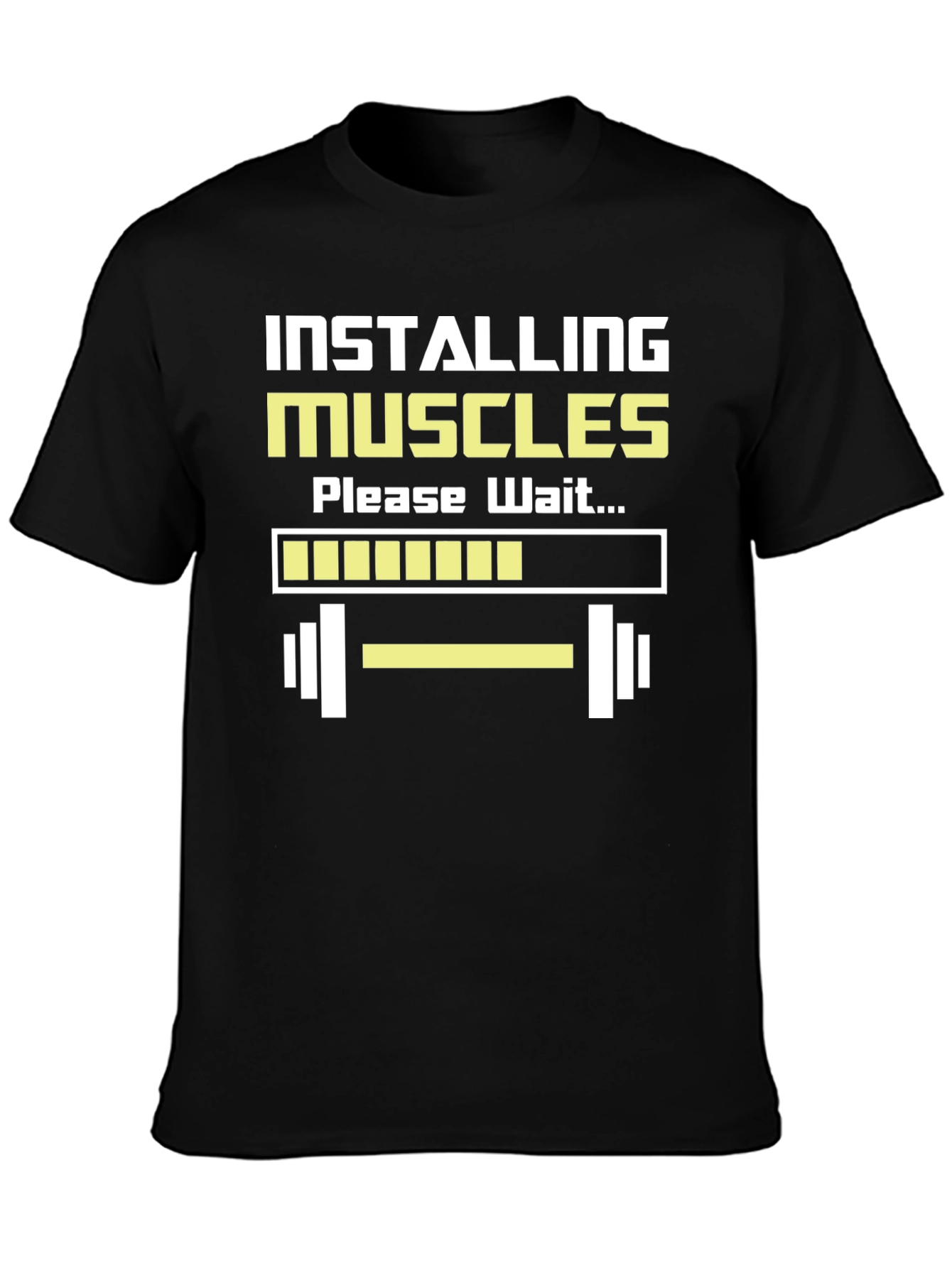 Installing Muscles Funny Workout T-Shirt