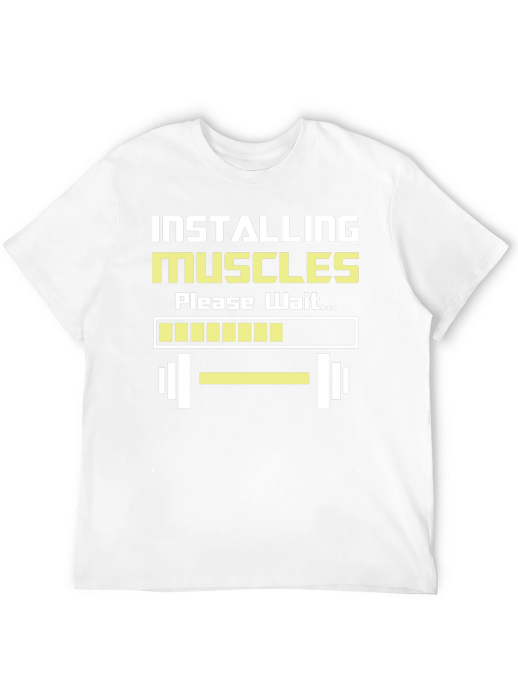 Installing Muscles Funny Workout T-Shirt