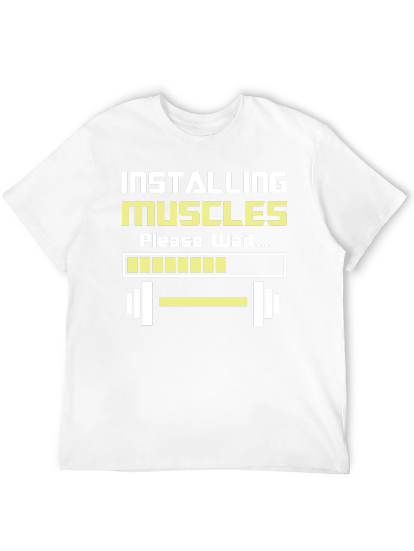 Installing Muscles Funny Workout T-Shirt