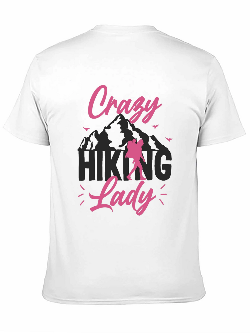 Crazy Hiking Lady Graphic Tee