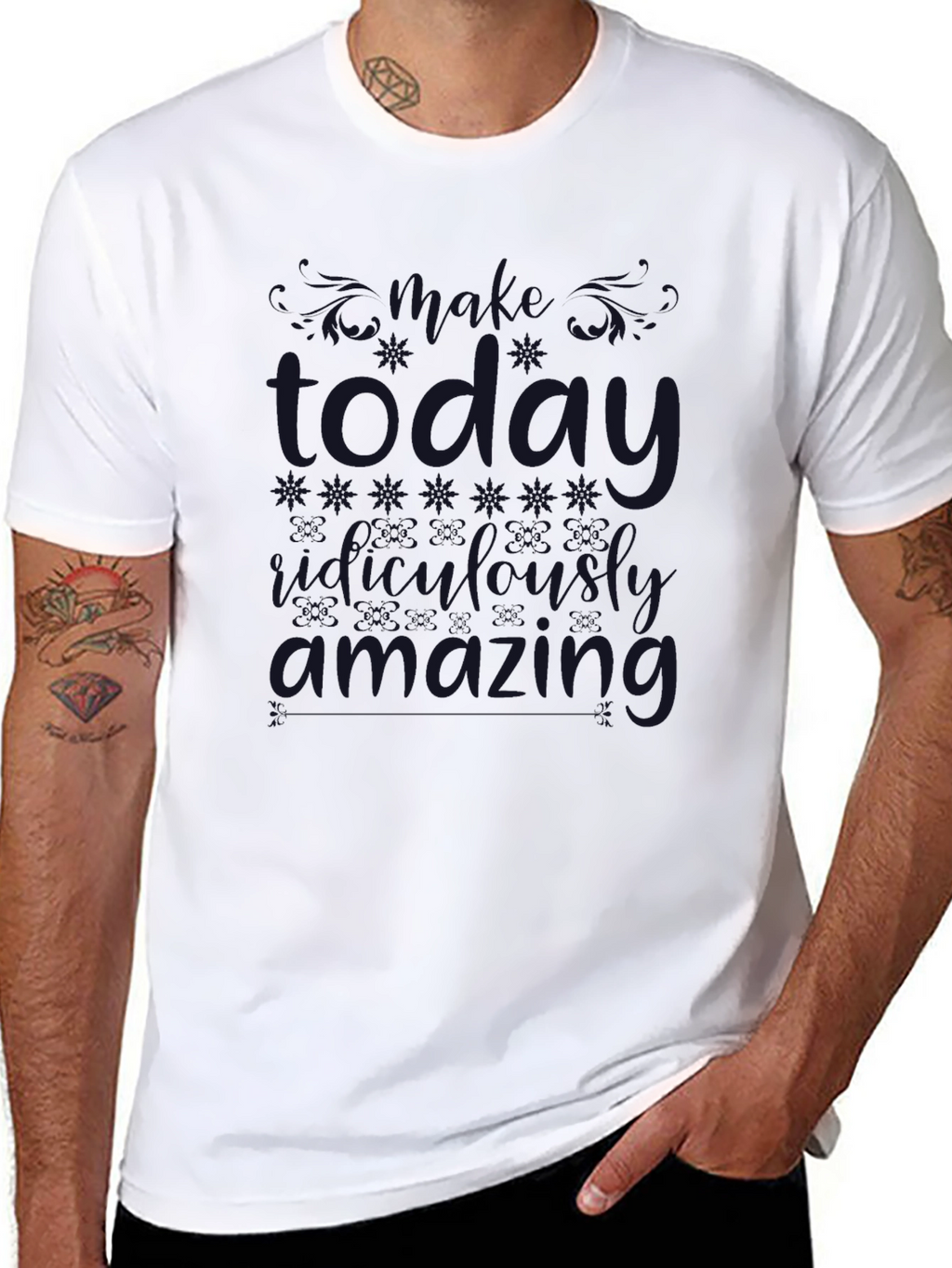 Today Only Amazingly Awesome Black Tee