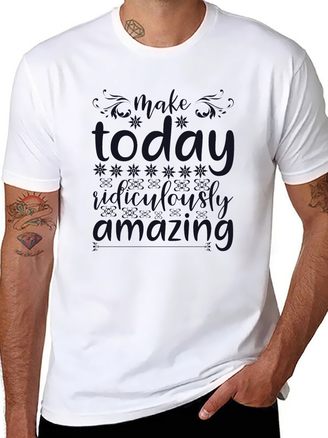 Today Only Amazingly Awesome Black Tee