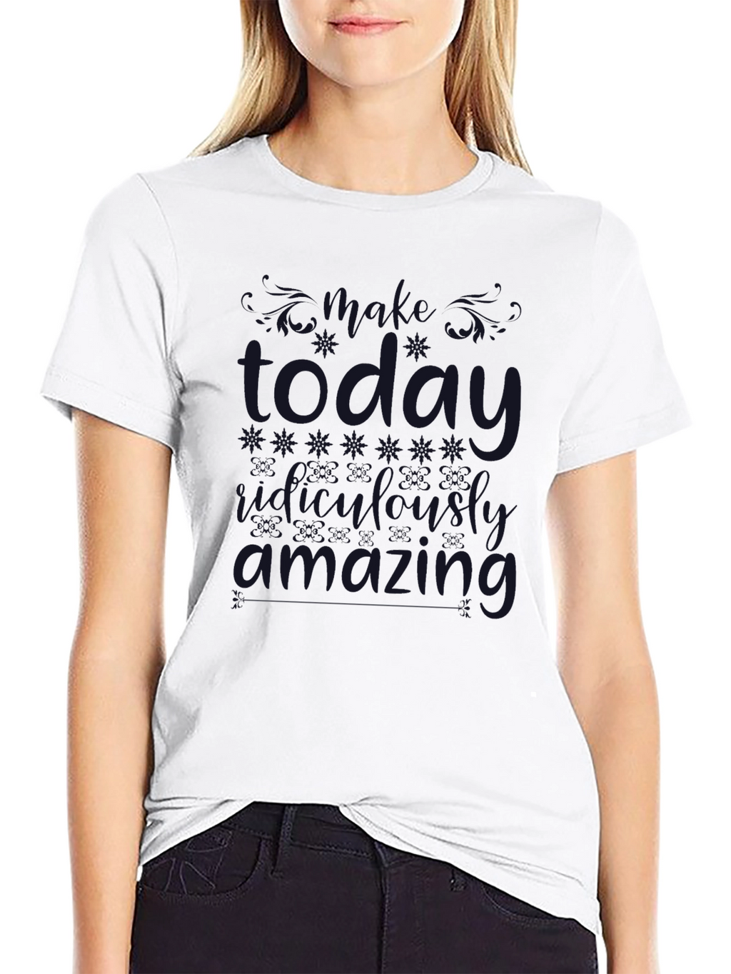 Today Only Amazingly Awesome Black Tee