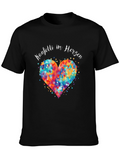 Confetti Heart Graphic T-Shirt - Unisex