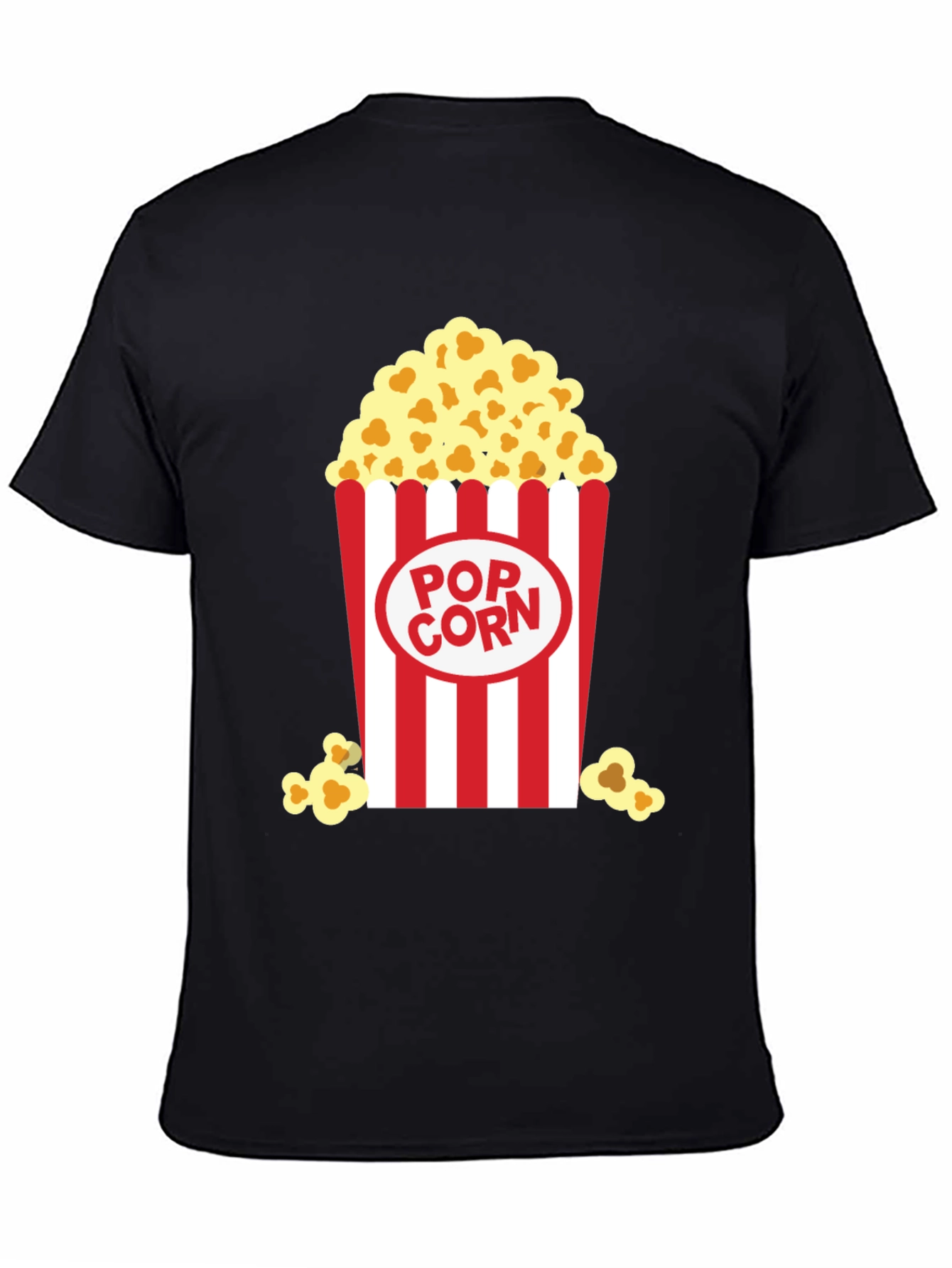 Popcorn Graphic Tee - Movie Night Shirt